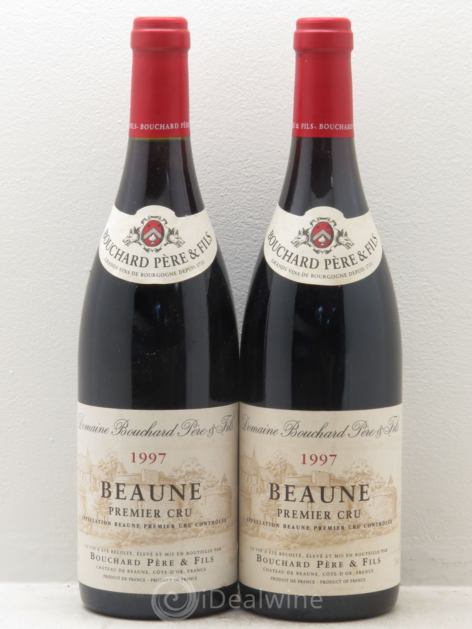 Beaune 1er Cru Domaine Bouchard 1997 - Lot de 2 bouteilles - 0
