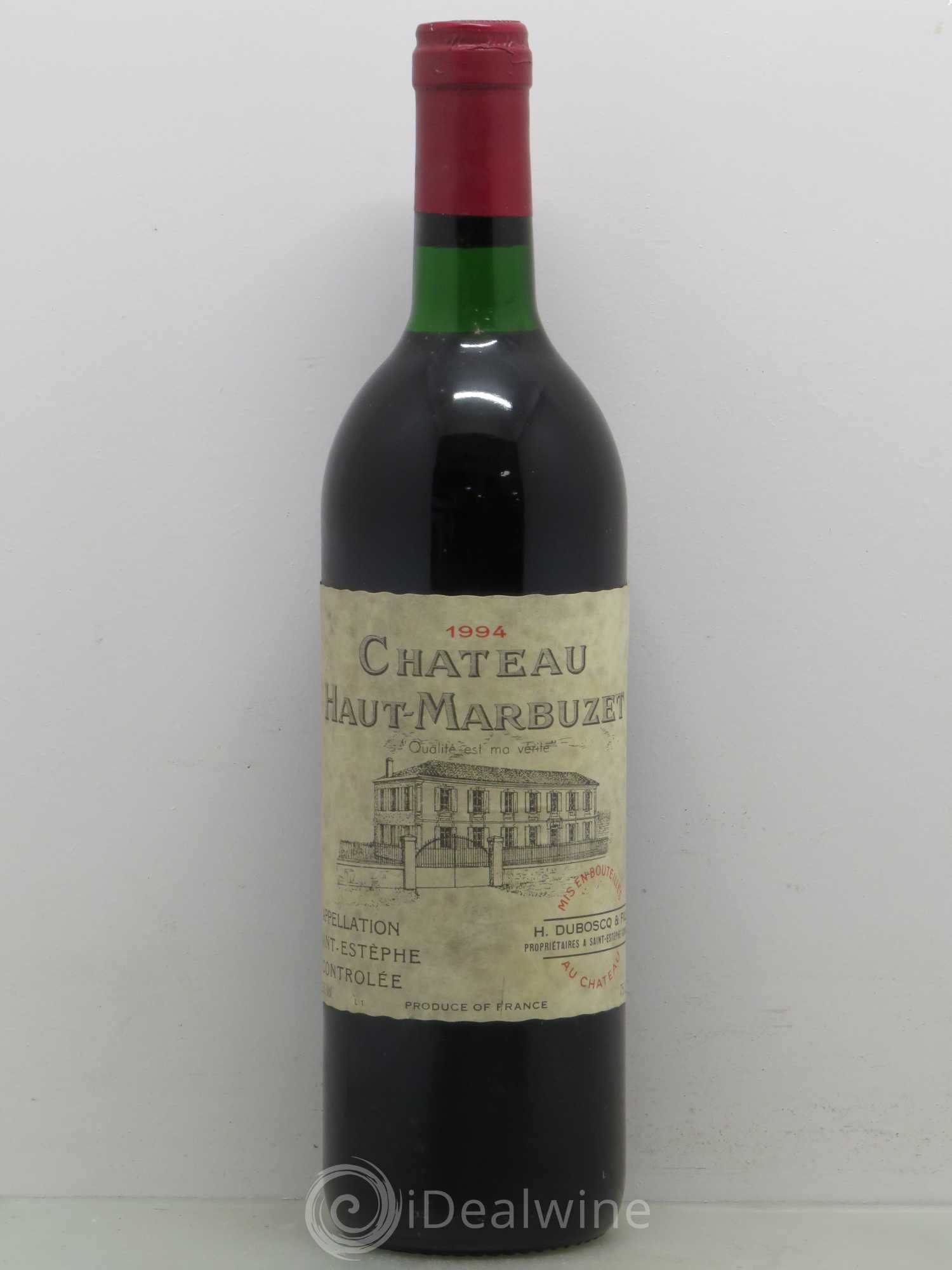 Château Haut Marbuzet 1994 - Lot de 1 bouteille - 0