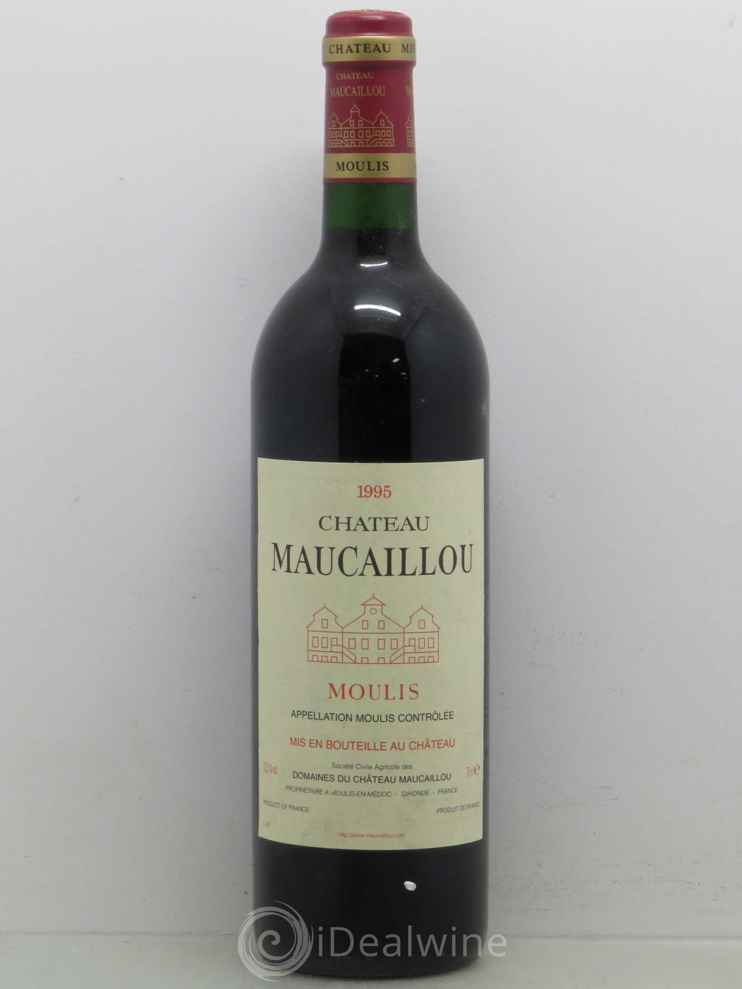 Château Maucaillou 1995 - Lot de 1 bouteille - 0