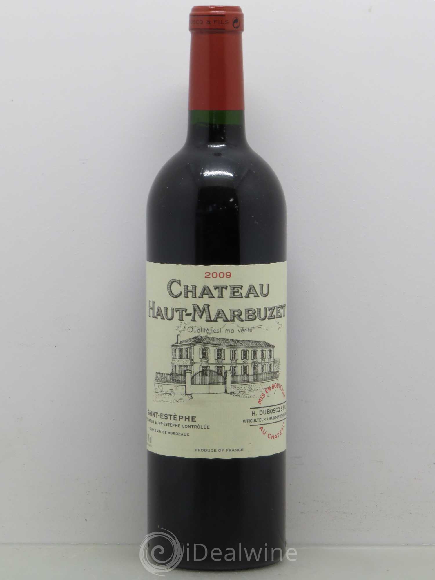 Château Haut Marbuzet 2009 - Lot de 1 bouteille - 0