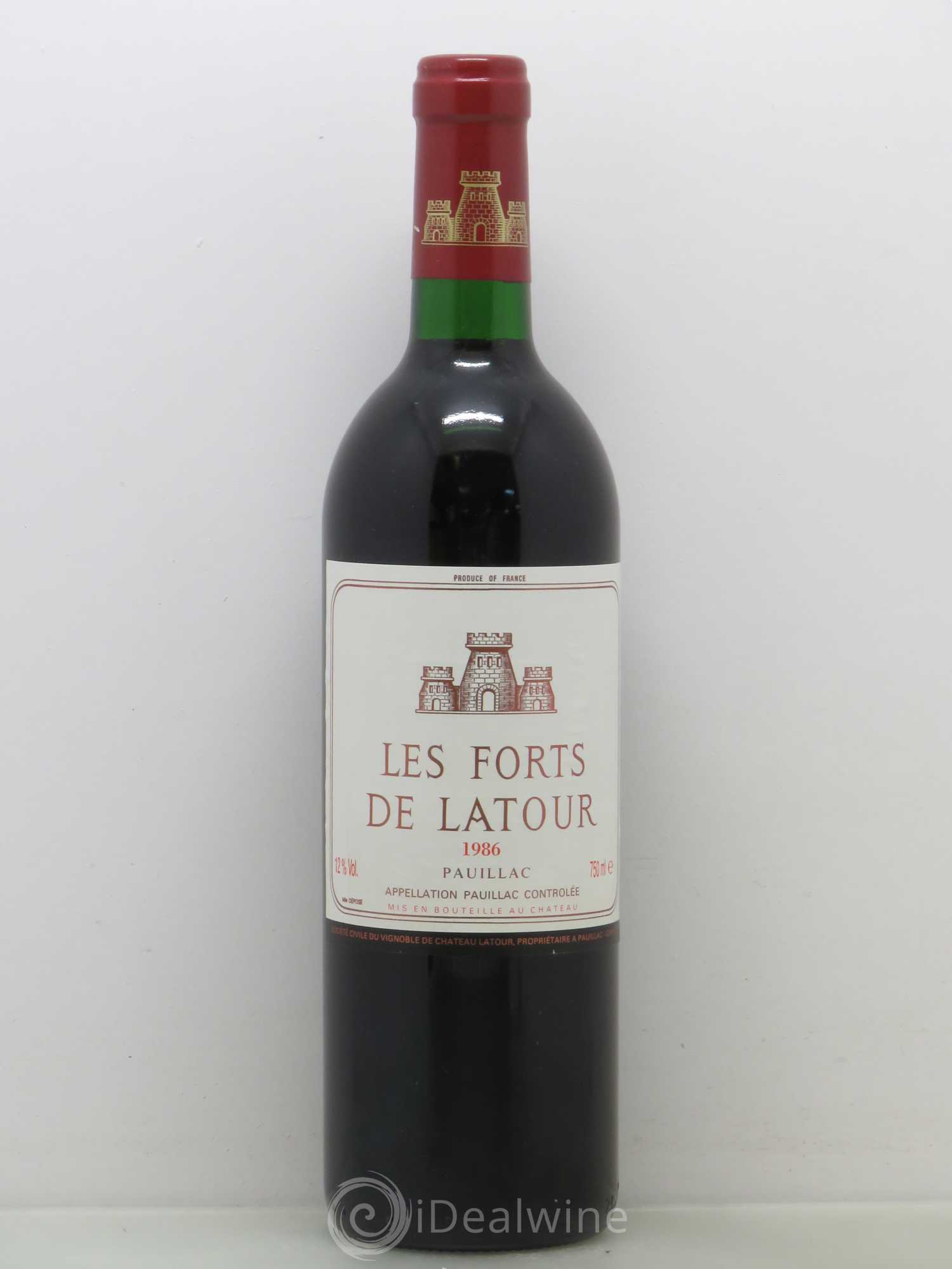 Les Forts de Latour Second Vin 1986 - Lot de 1 bouteille - 0