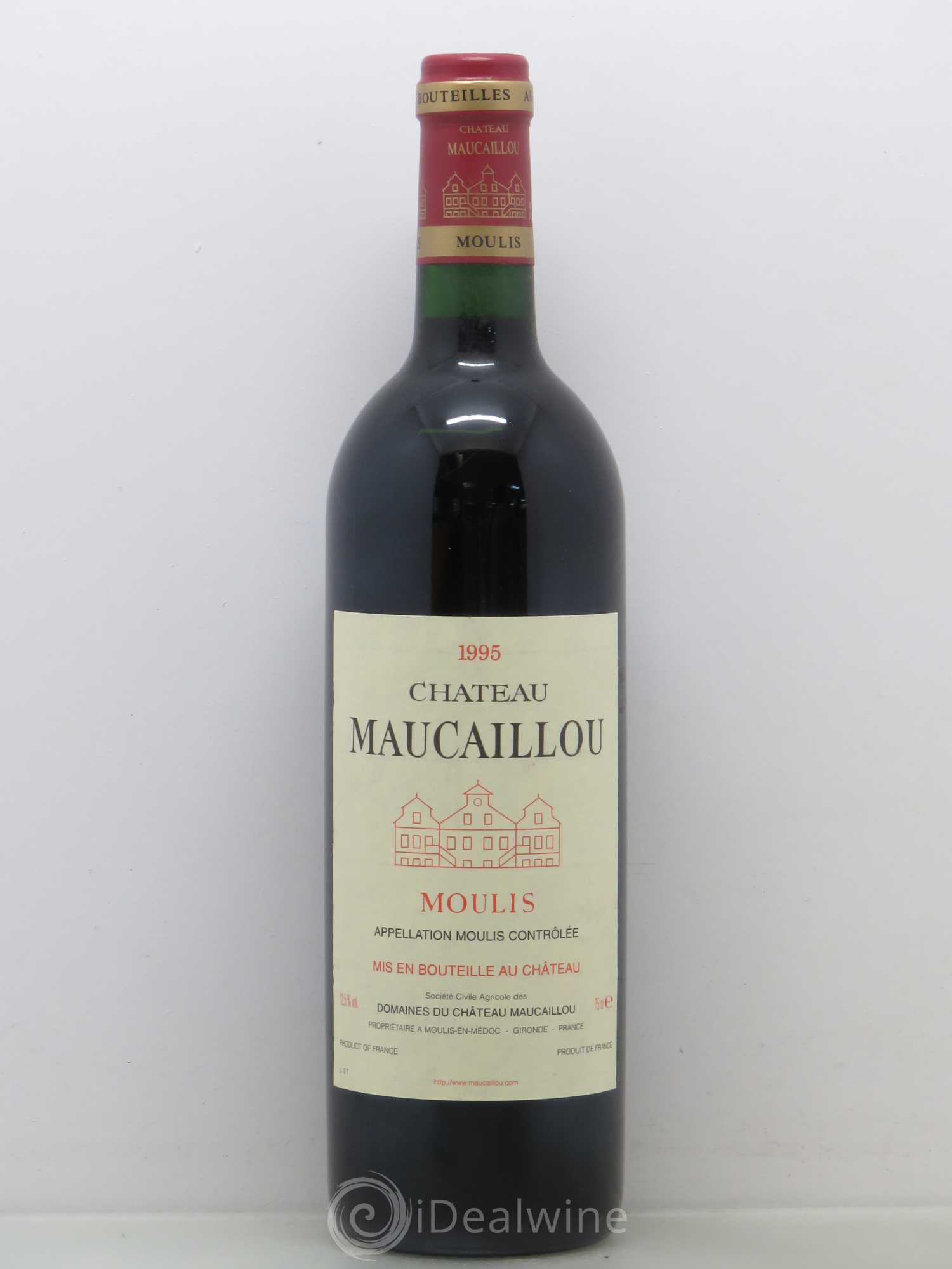 Château Maucaillou 1995 - Lot de 1 bouteille - 0