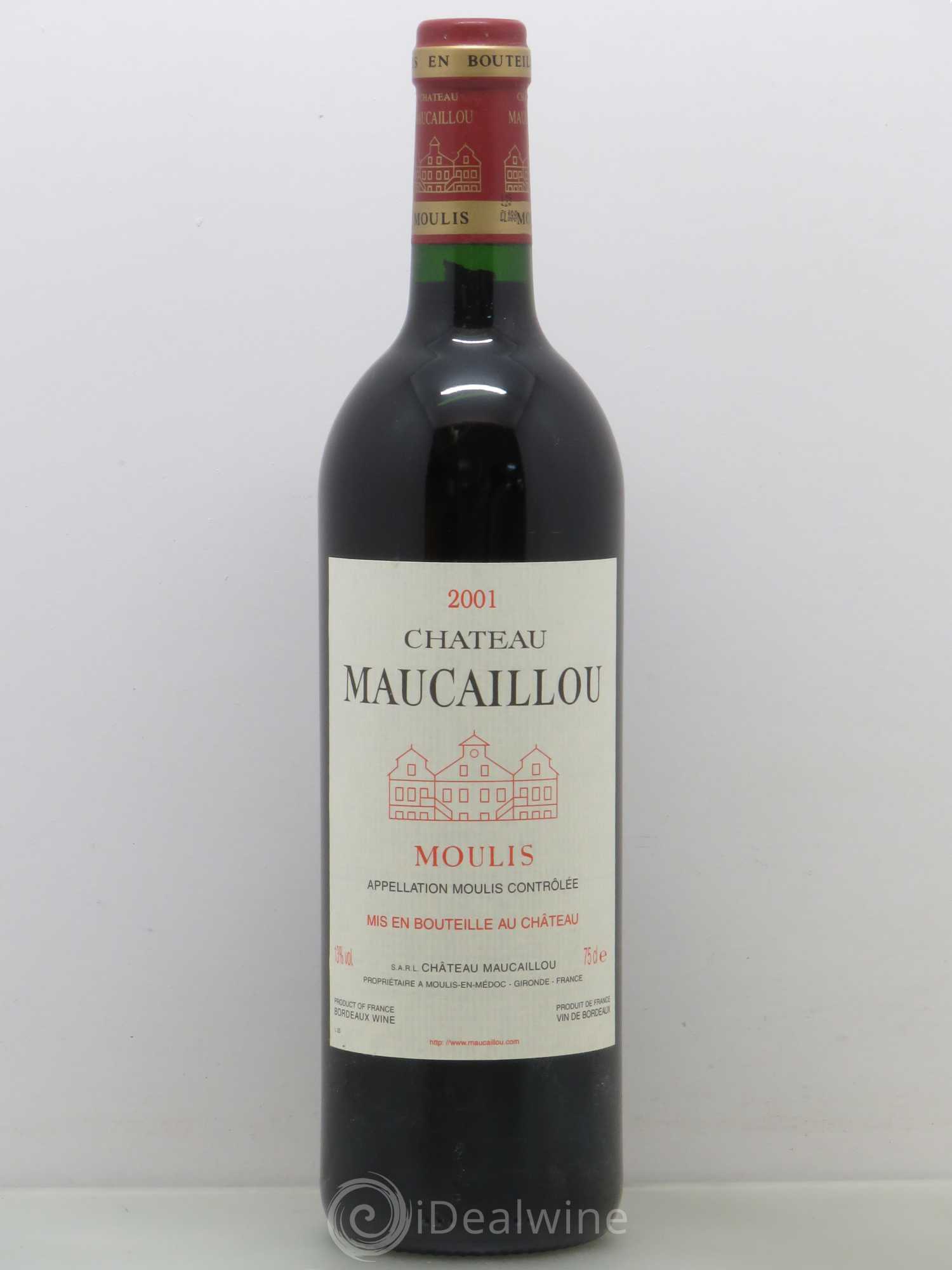 Château Maucaillou 2001 - Lot de 1 bouteille - 0