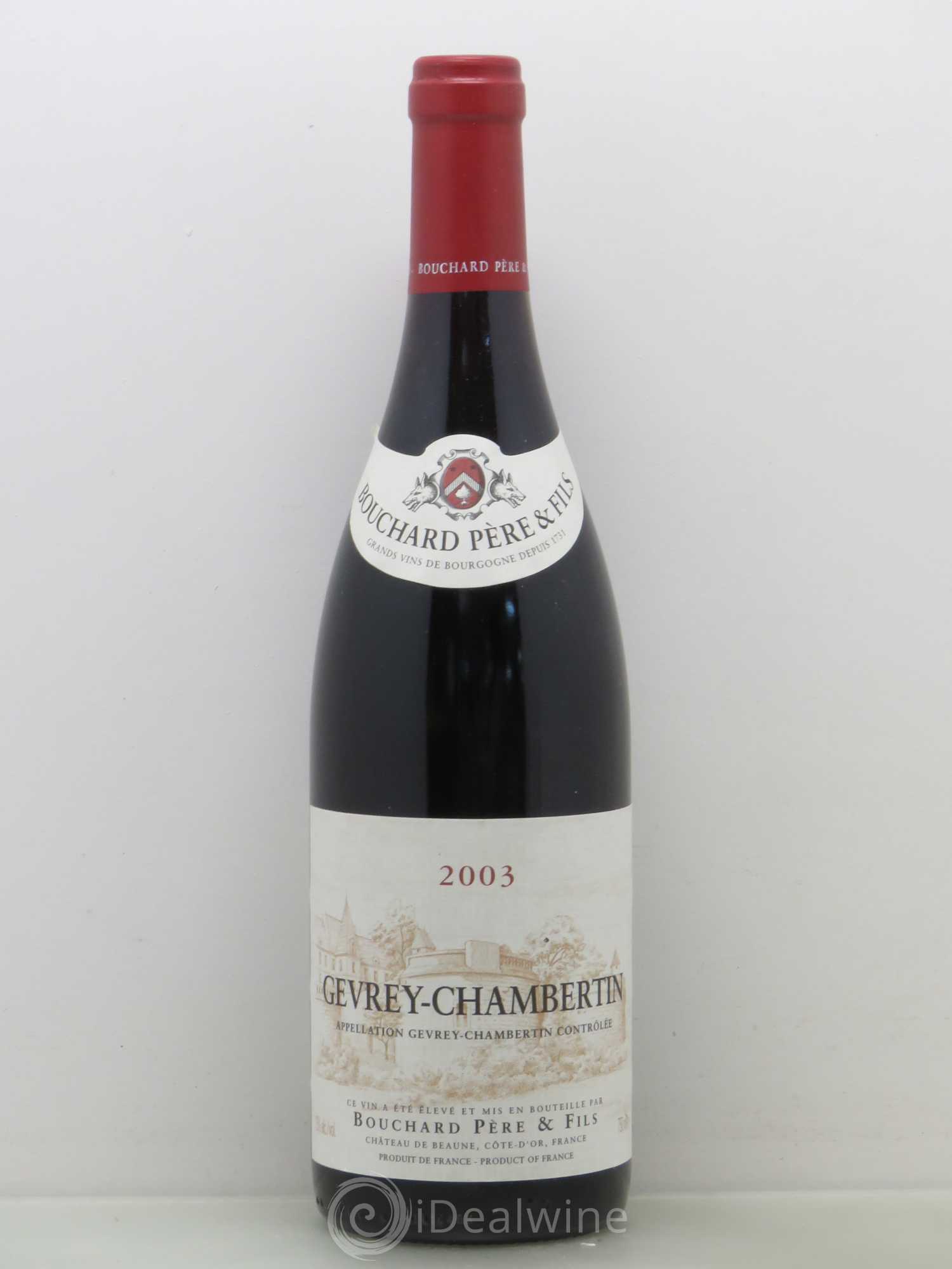 ジュプレ シャンベル　 Gevrey-Chambertin 2003 Buy Gevrey-Chambertin 2003 (lot: B2084572-5556)