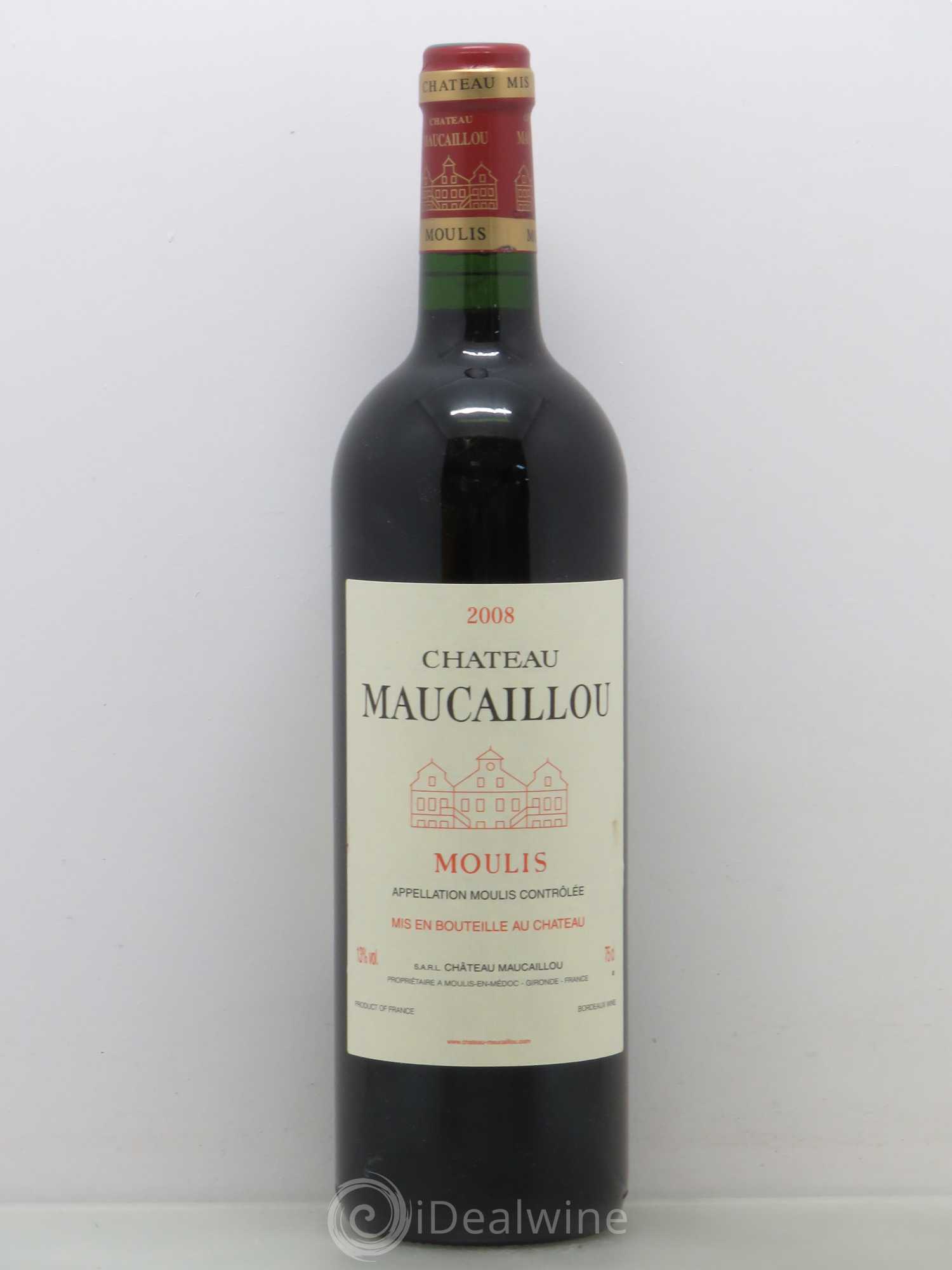 Château Maucaillou 2008 - Lot de 1 bouteille - 0