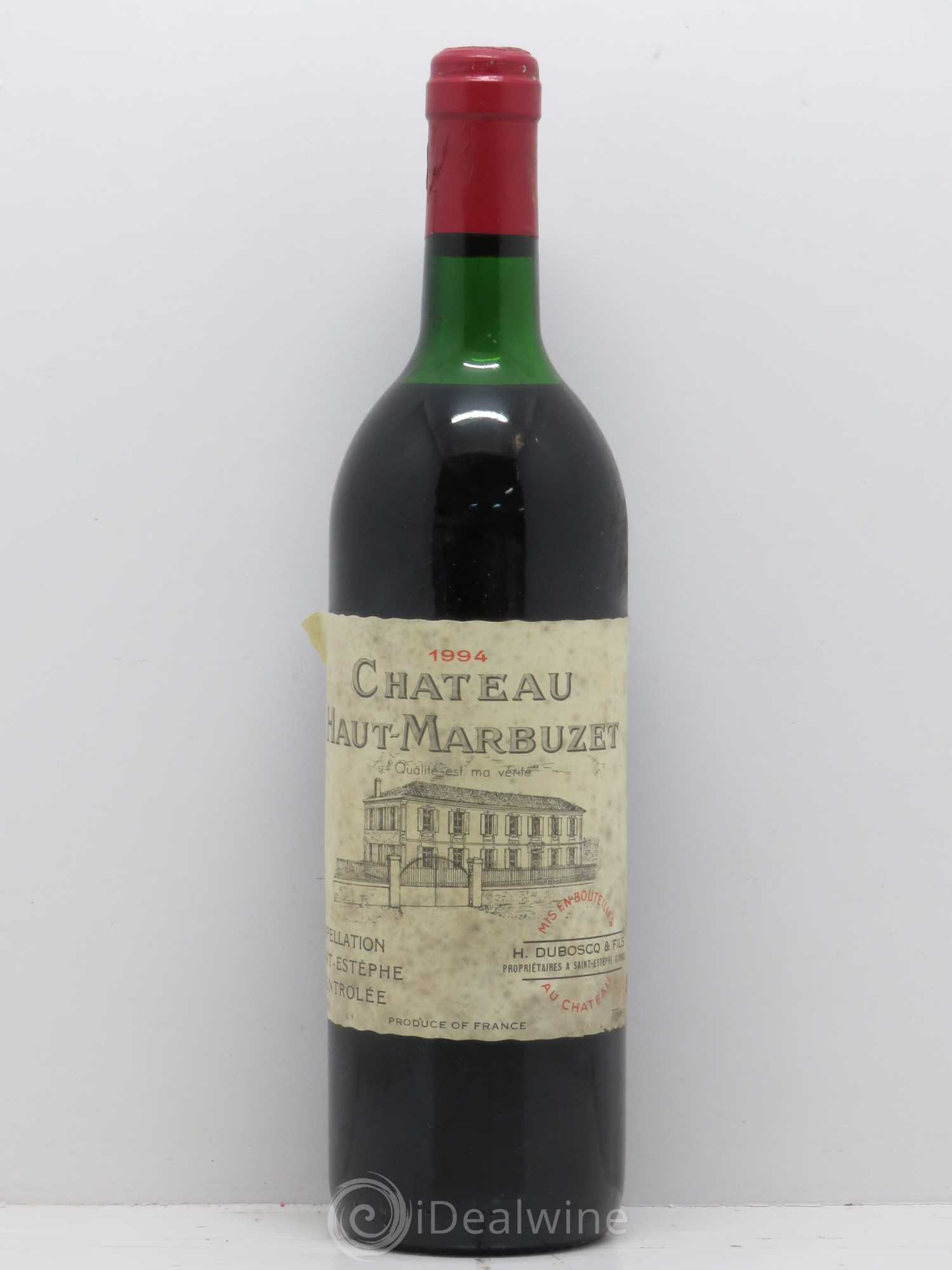 Château Haut Marbuzet 1994 - Lot de 1 bouteille - 0