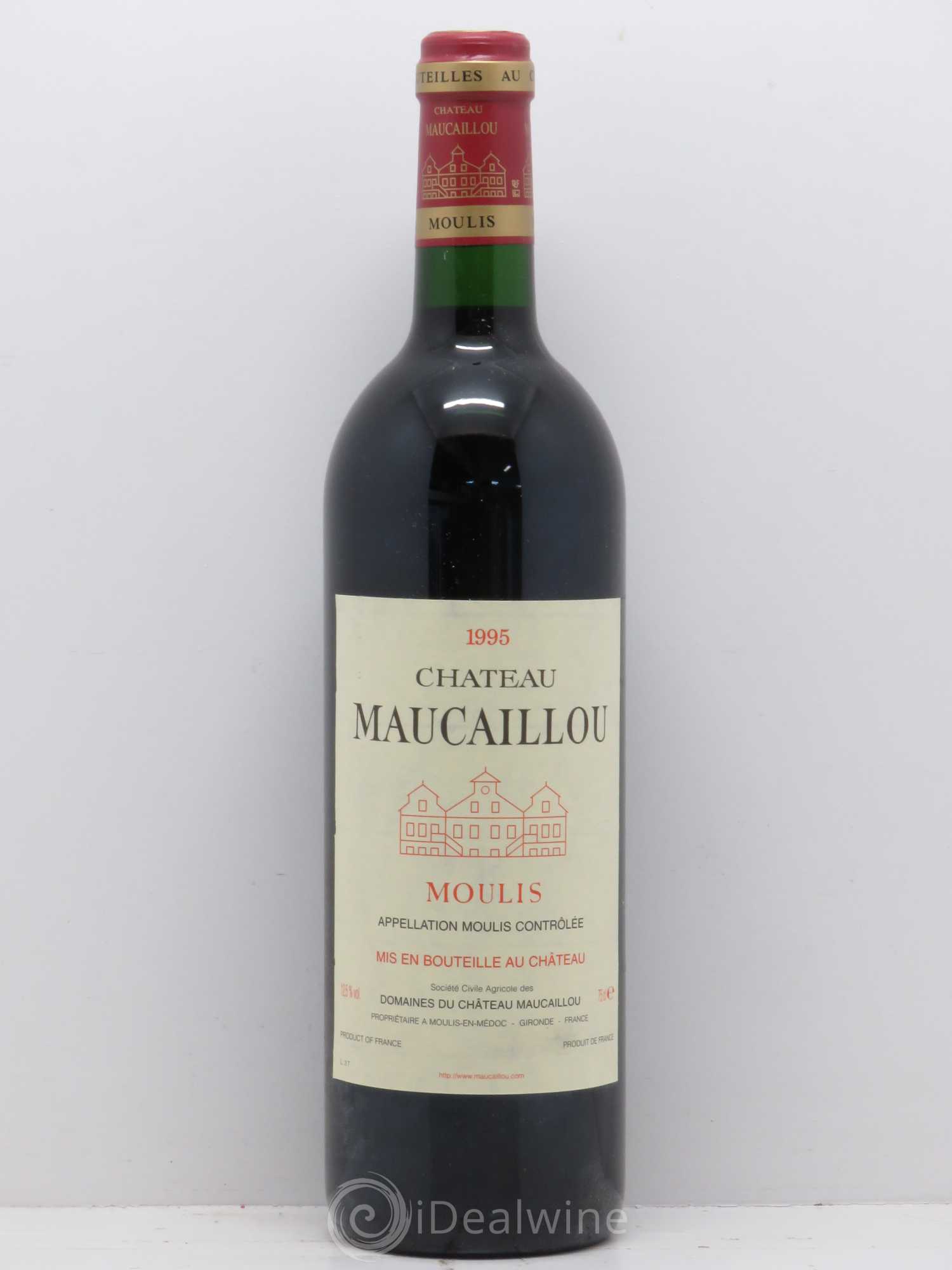 Château Maucaillou 1995 - Lot de 1 bouteille - 0