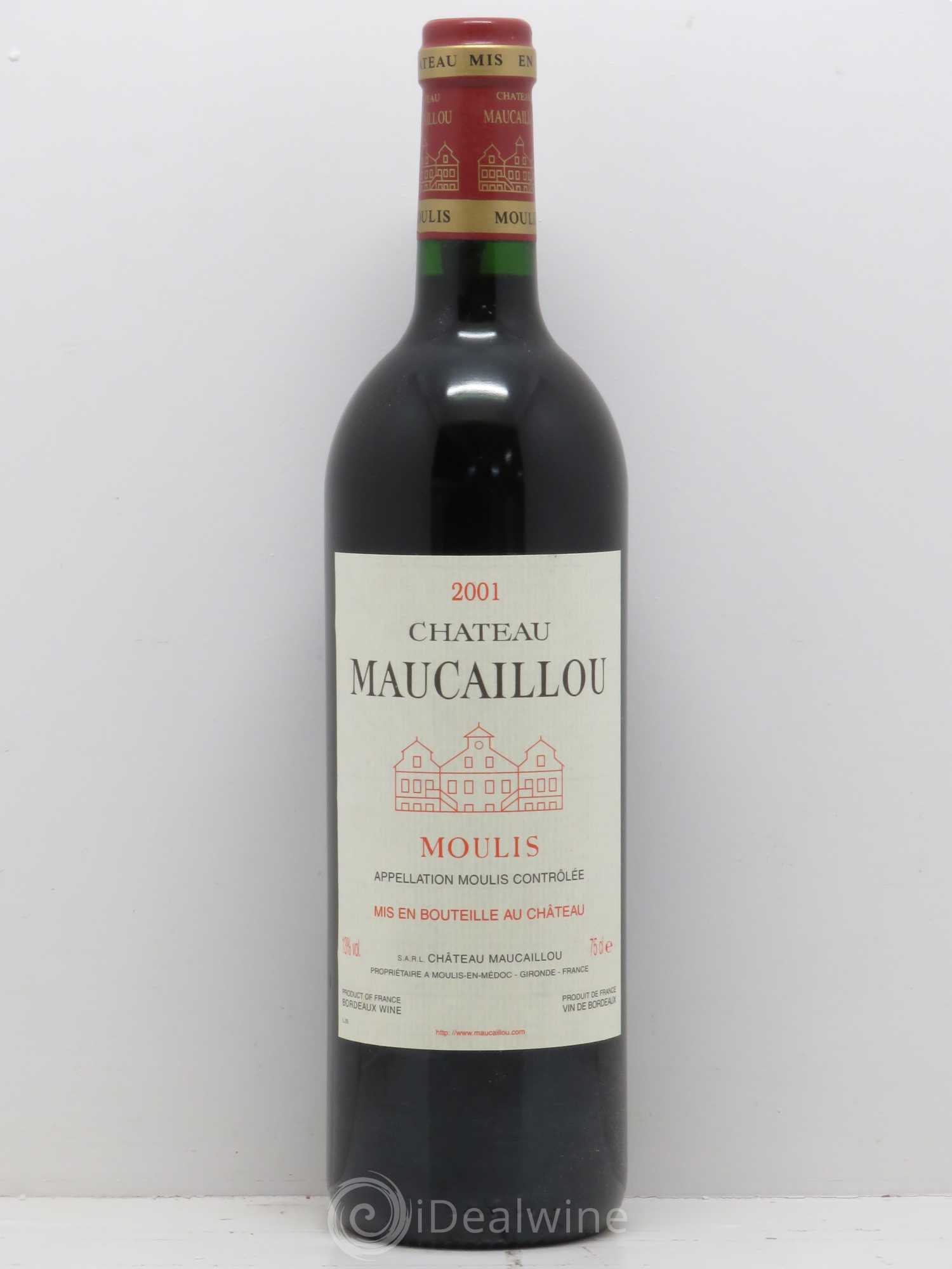 Château Maucaillou 2001 - Lot de 1 bouteille - 0