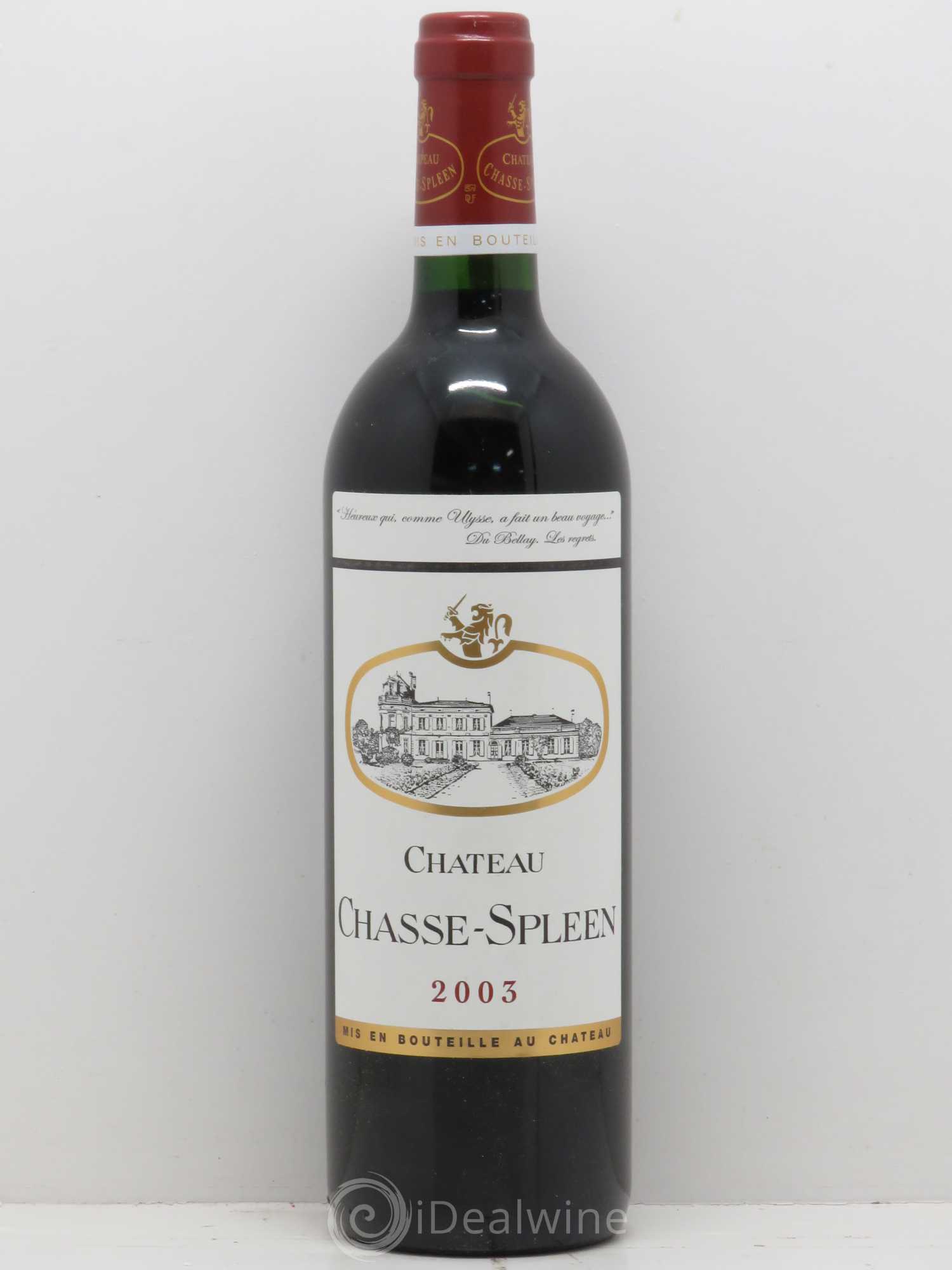 Château Chasse Spleen 2003 - Lot de 1 bouteille - 0