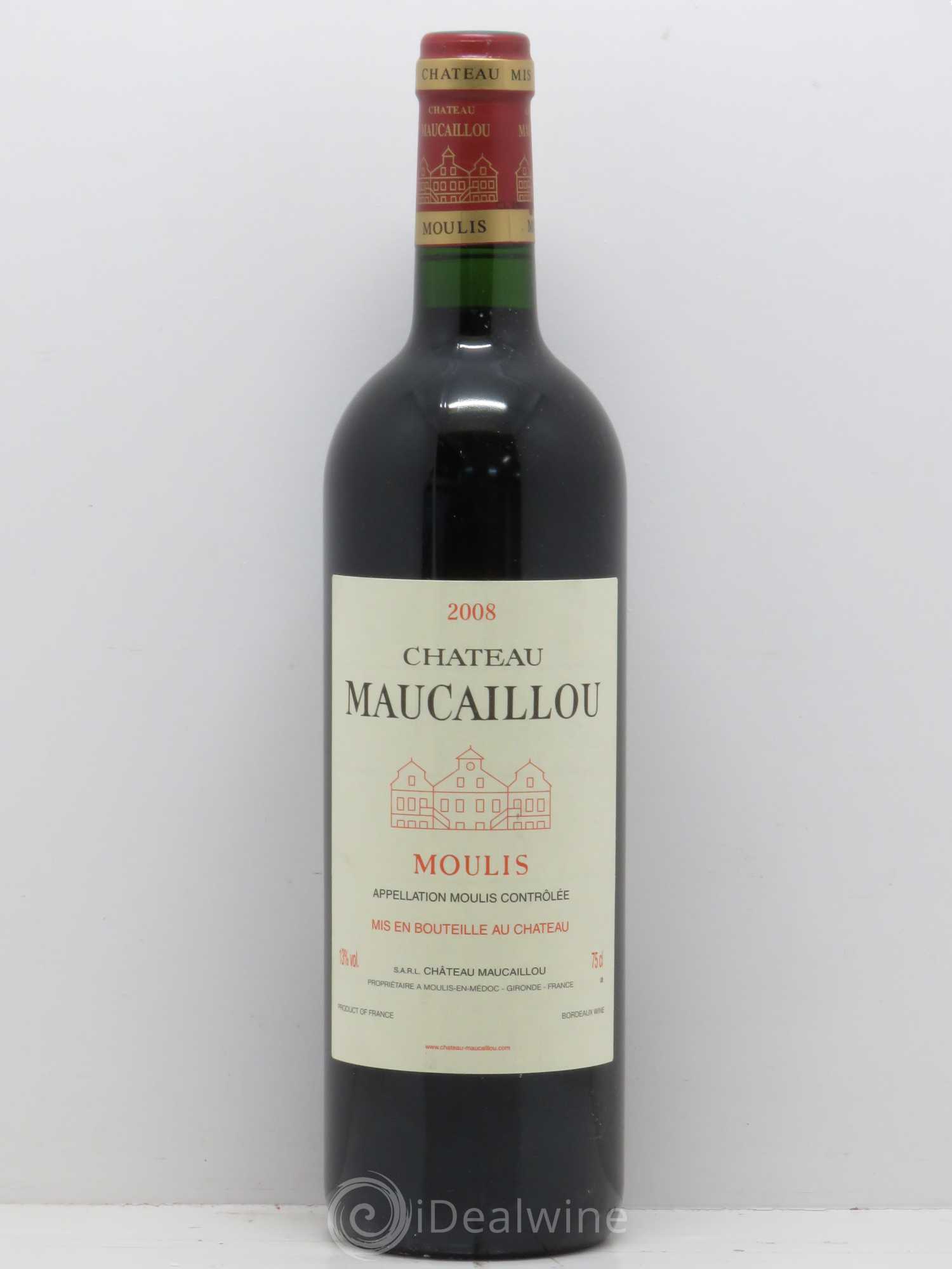 Château Maucaillou 2008 - Lot de 1 bouteille - 0