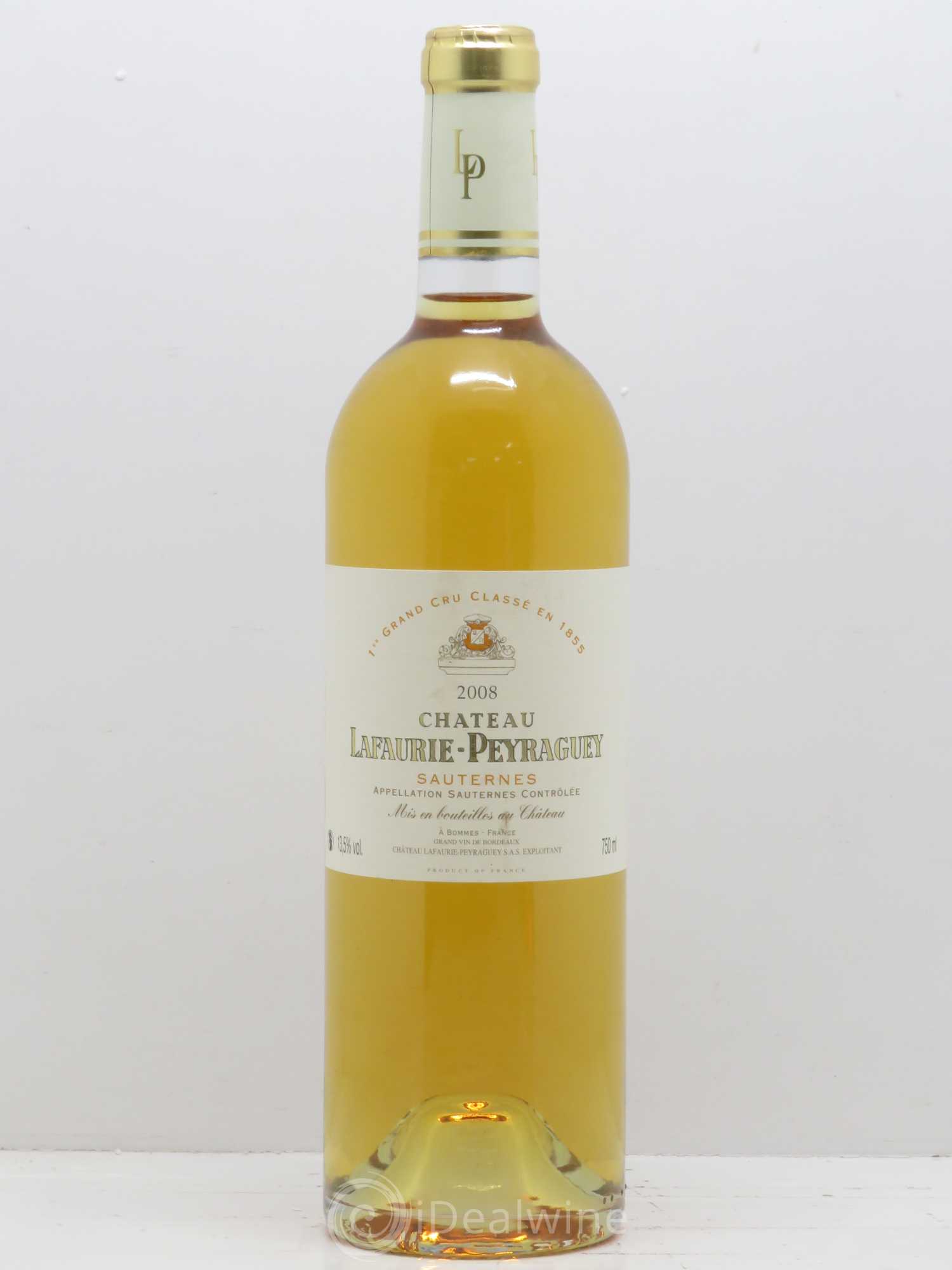 Château Lafaurie-Peyraguey 1er Grand Cru Classé 2008 - Lotto di 1 bottiglia - 0