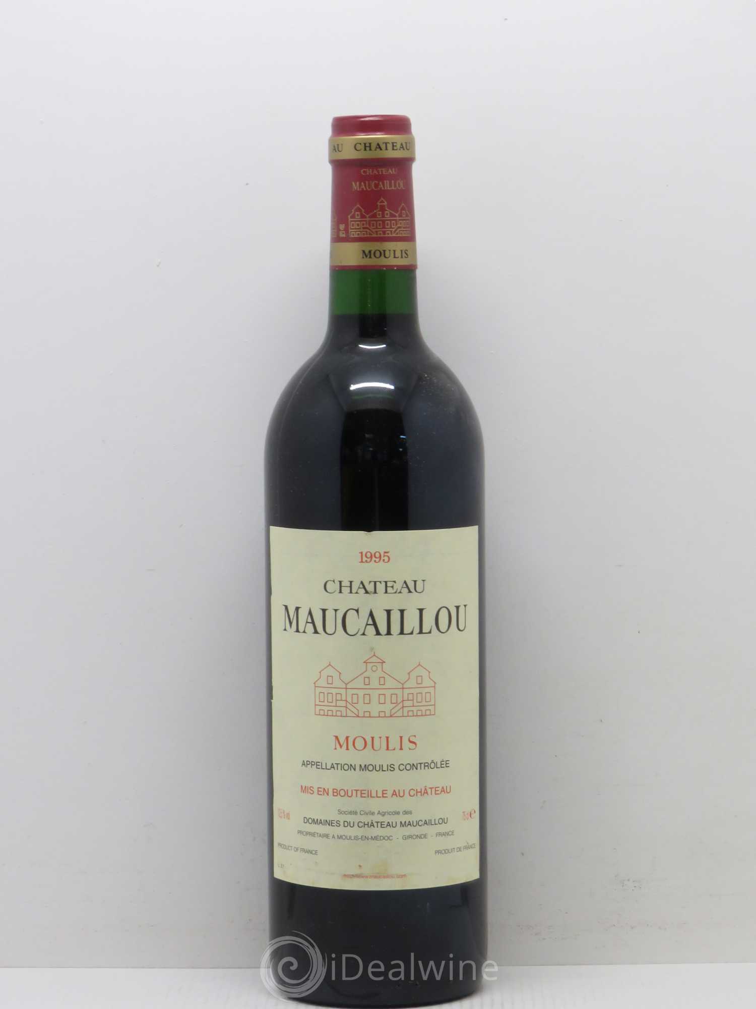 Château Maucaillou 1995 - Lot de 1 bouteille - 0
