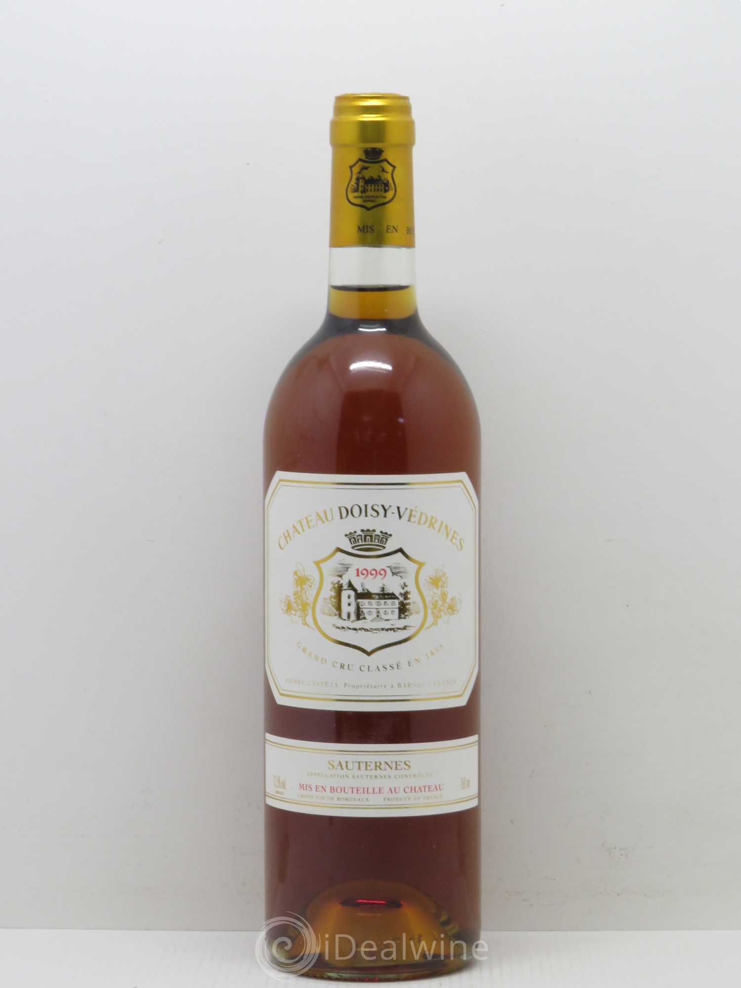 Château Doisy-Védrines 2ème Grand Cru Classé 1999 - Lotto di 1 bottiglia - 0