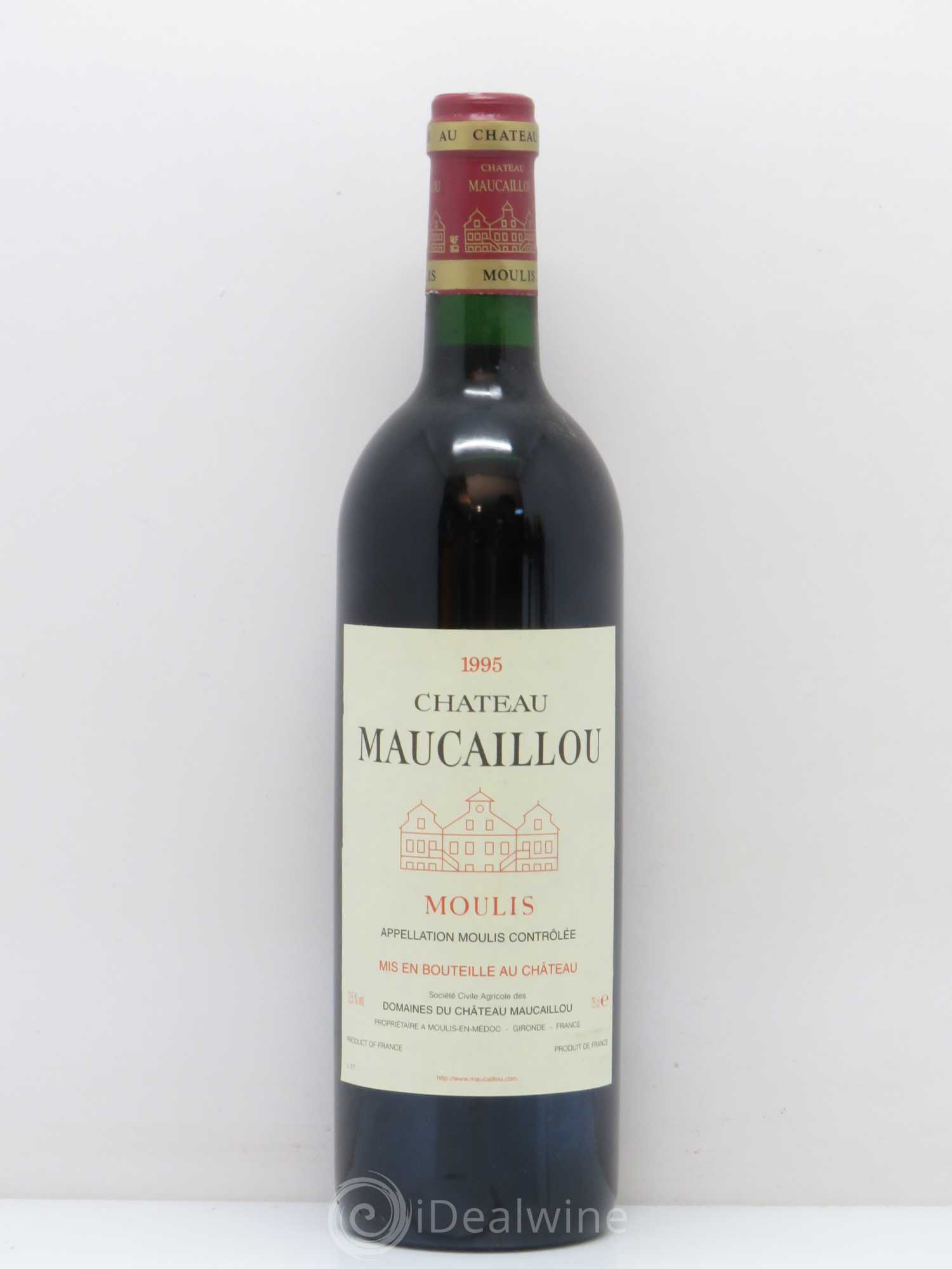 Château Maucaillou 1995 - Lot de 1 bouteille - 0