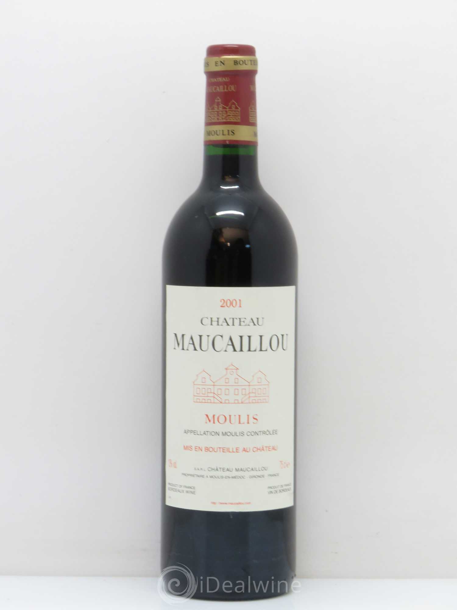 Château Maucaillou 2001 - Lot de 1 bouteille - 0