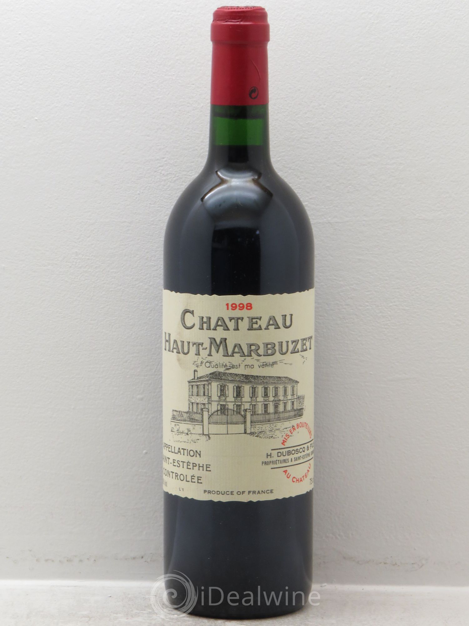 Château Haut Marbuzet 1998 - Lot de 6 bouteilles - 0