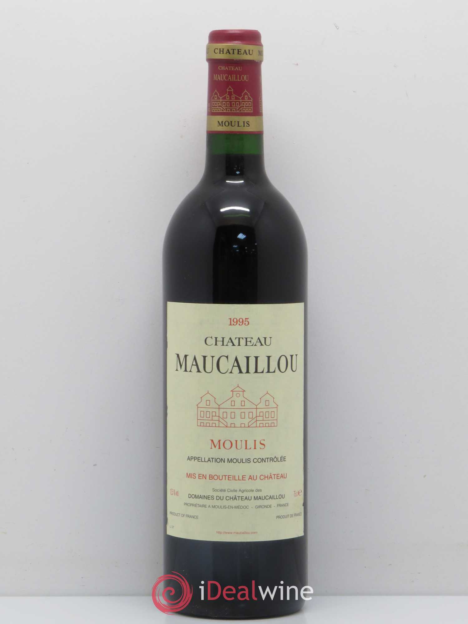 Château Maucaillou 1995 - Lot de 1 bouteille - 0