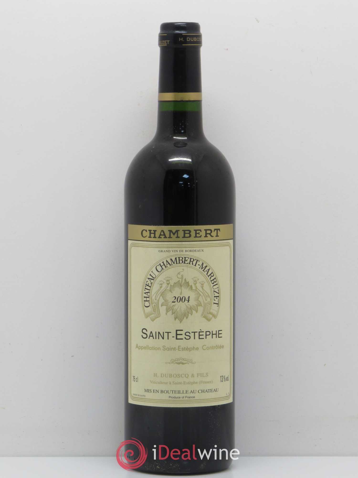 Château Chambert-Marbuzet Cru Bourgeois 2004 - Lot de 1 bouteille - 0