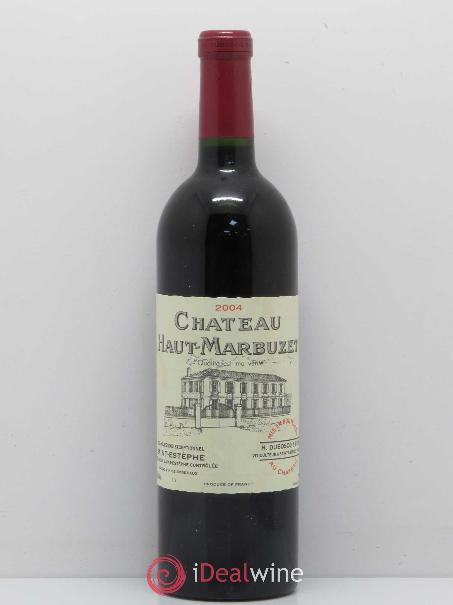 Château Haut Marbuzet 2004 - Lot de 1 bouteille - 0