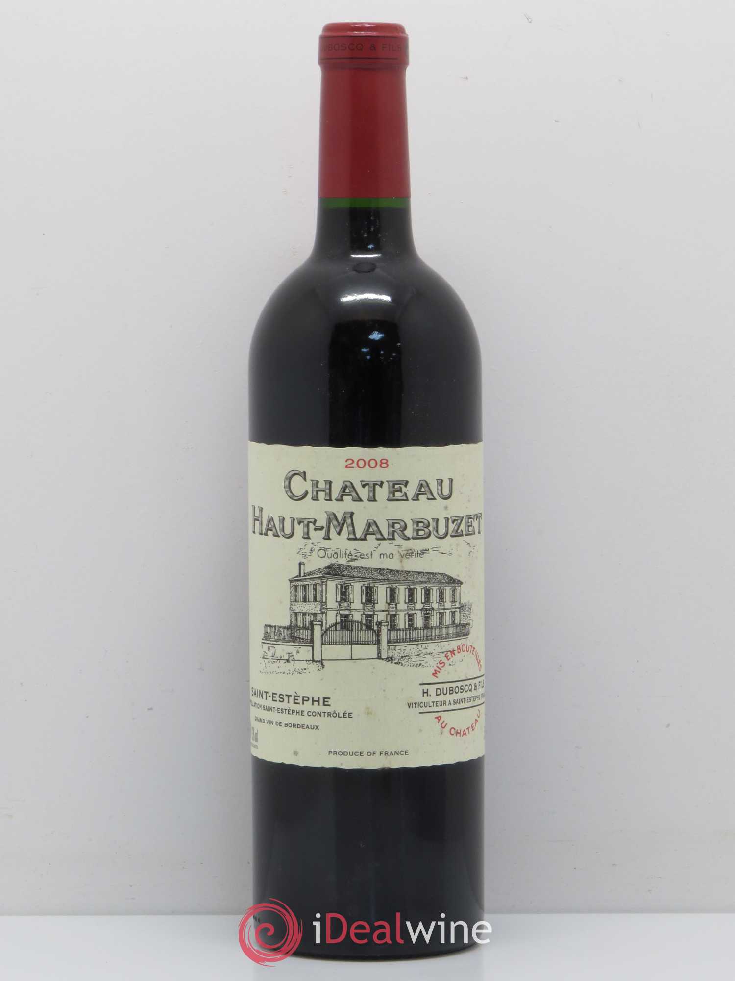 Château Haut Marbuzet 2008 - Lot de 1 bouteille - 0