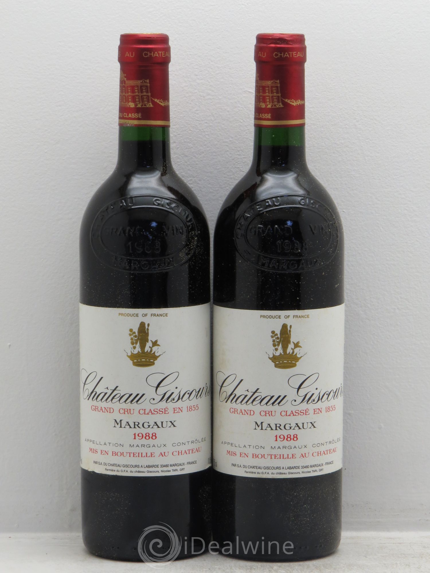 Château Giscours 3ème Grand Cru Classé 1988 - Lot de 2 bouteilles - 0