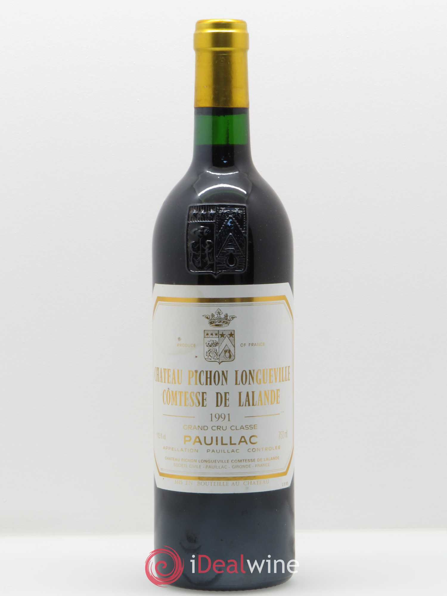 Château Pichon Longueville Comtesse de Lalande 2ème Grand Cru Classé 1991 - Lot de 1 bouteille - 0