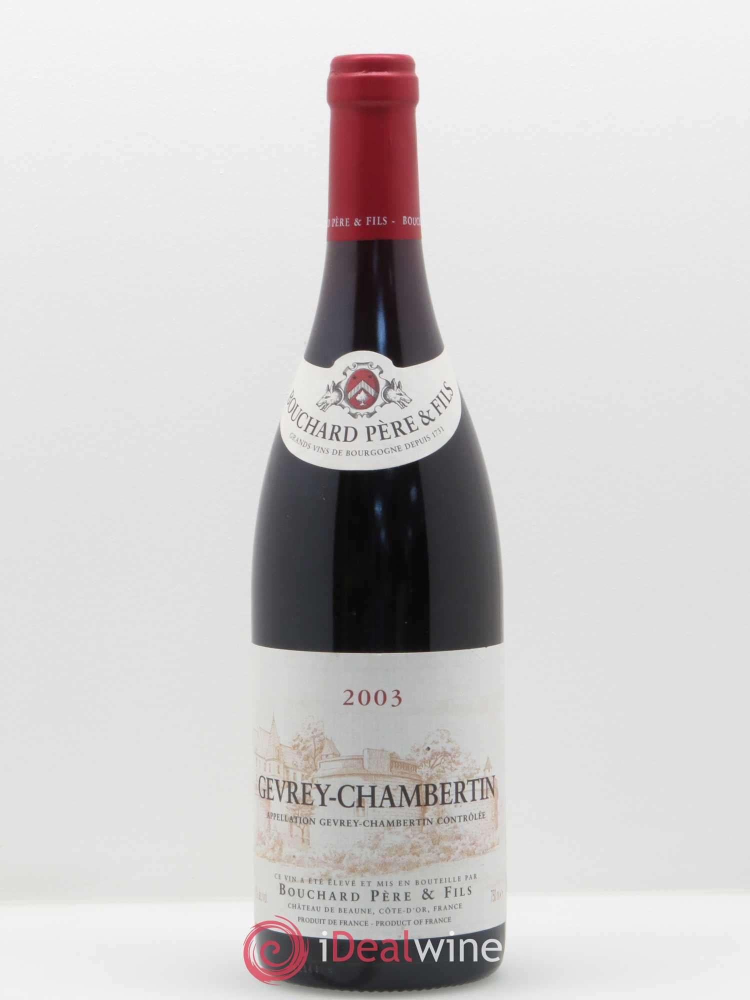 Gevrey-Chambertin Domaine Bouchard 2003 - Lot de 1 bouteille - 0