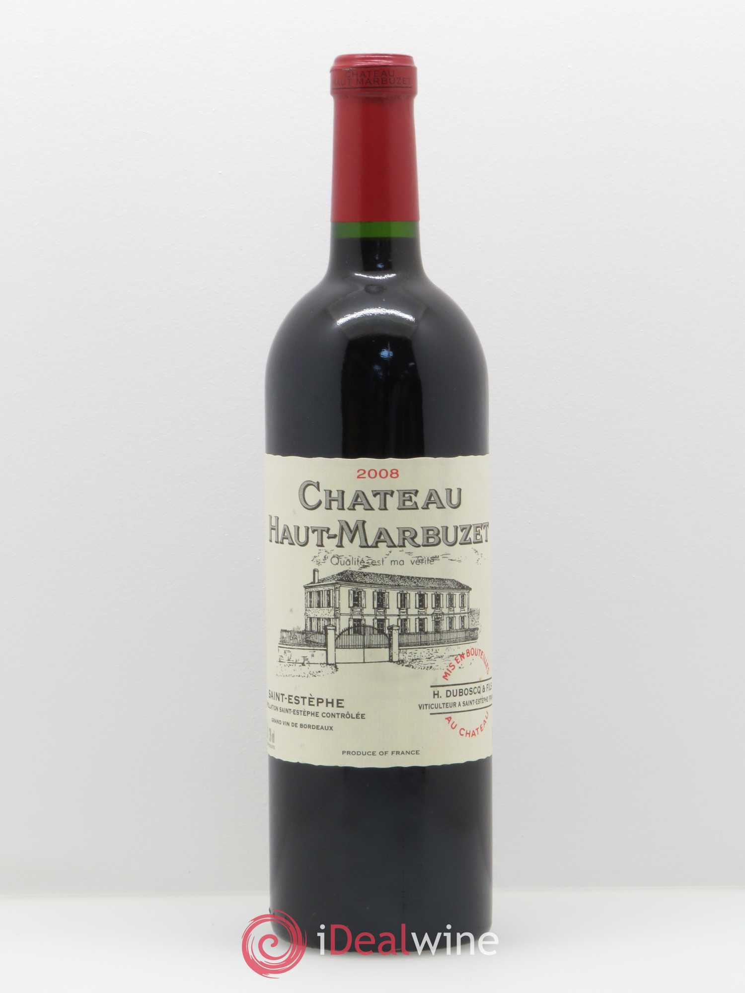 Château Haut Marbuzet 2008 - Lot de 1 bouteille - 0