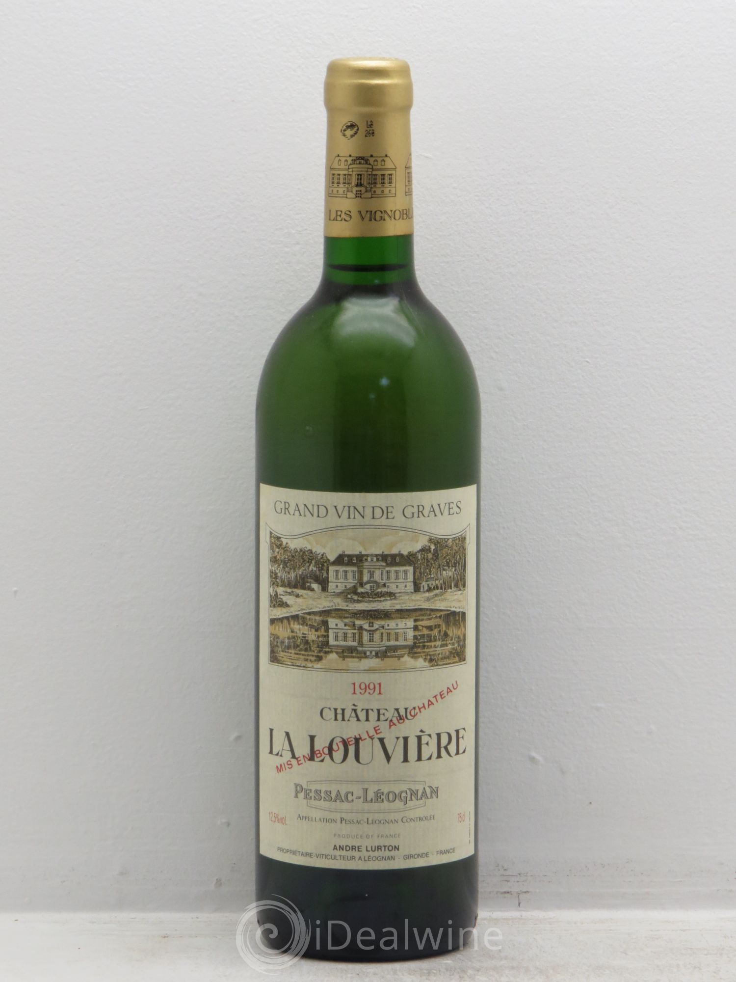 Château la Louvière 1991 - Lot de 1 bouteille - 0