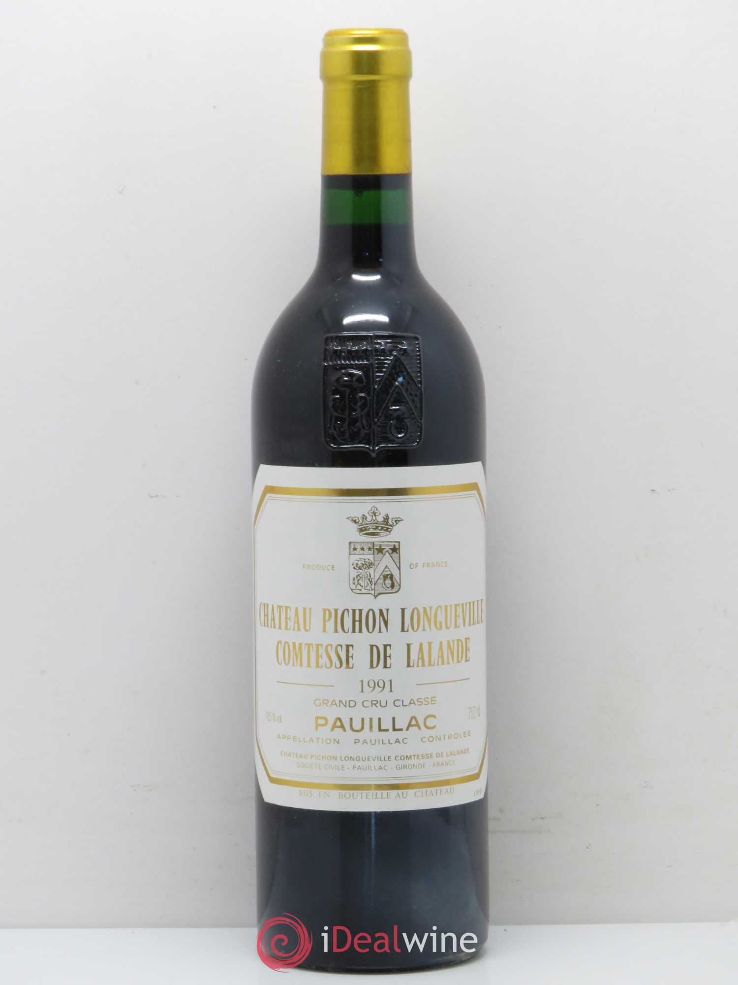 Château Pichon Longueville Comtesse de Lalande 2ème Grand Cru Classé 1991 - Lot de 1 bouteille - 0