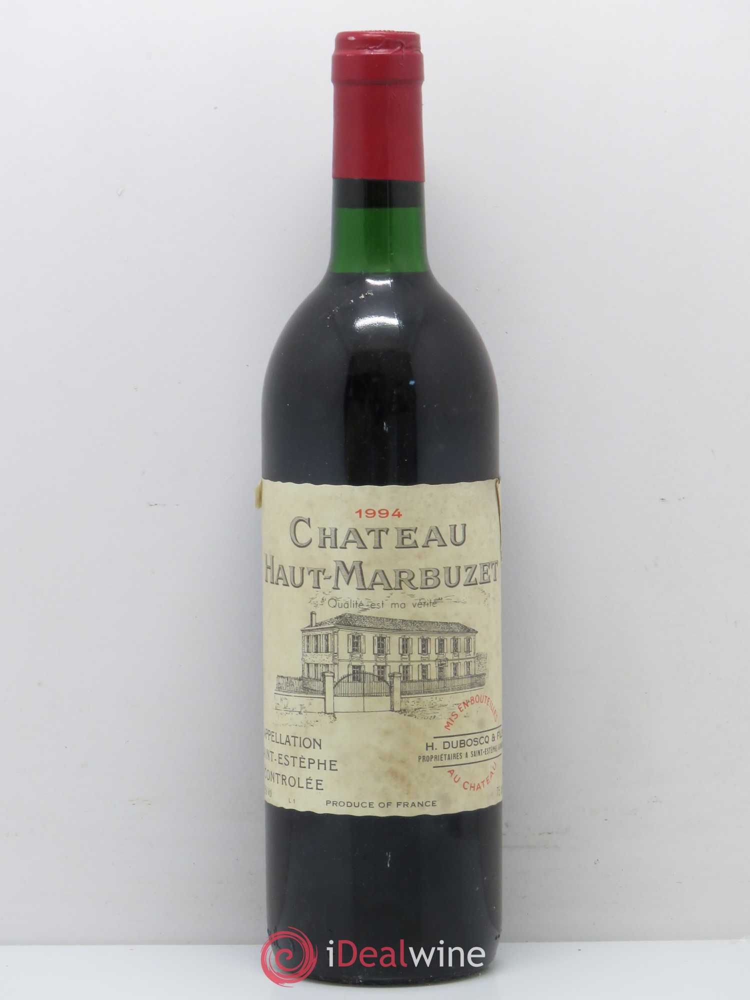 Château Haut Marbuzet 1994 - Lot de 1 bouteille - 0