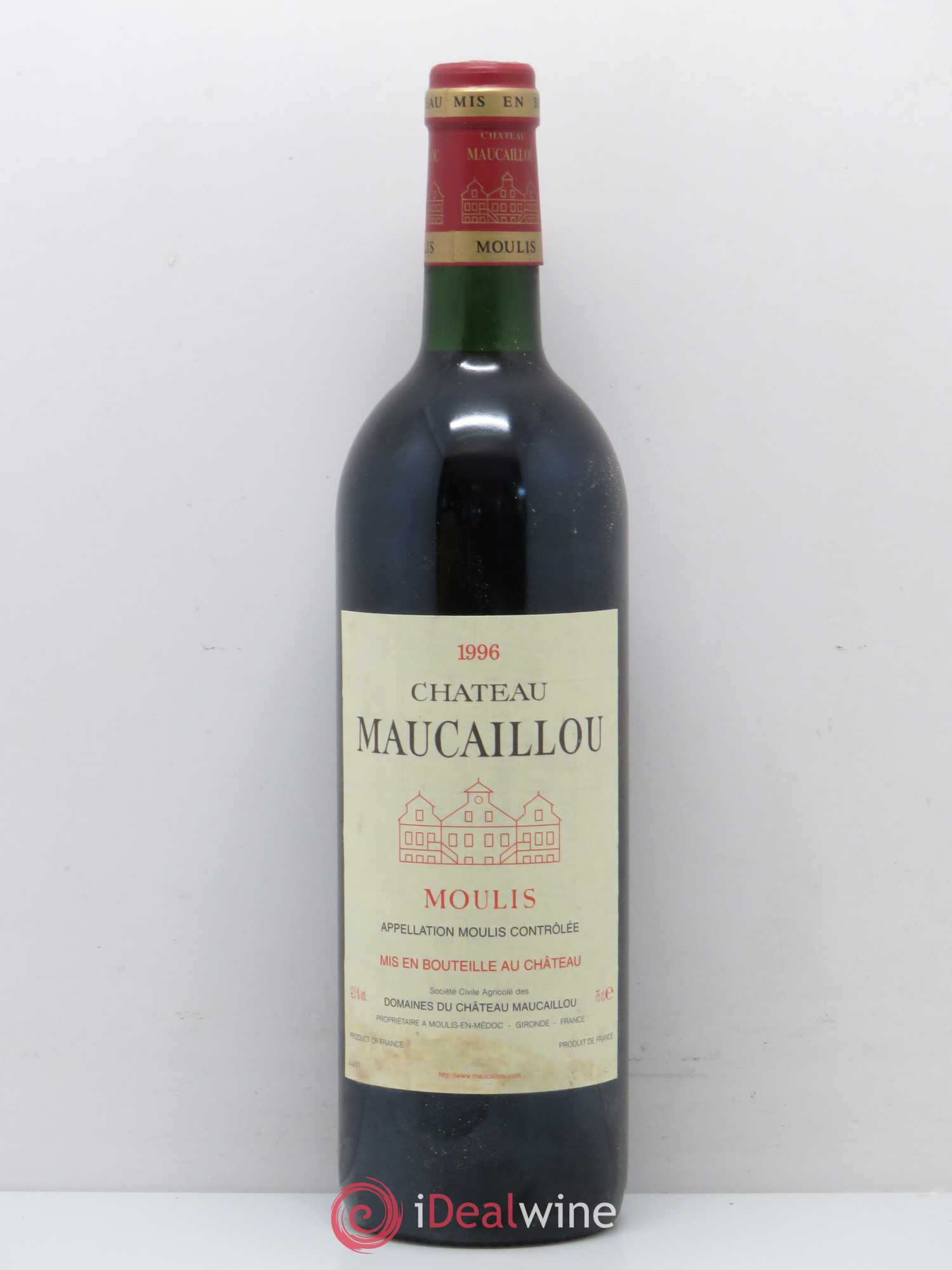 Château Maucaillou 1996 - Lot de 1 bouteille - 0