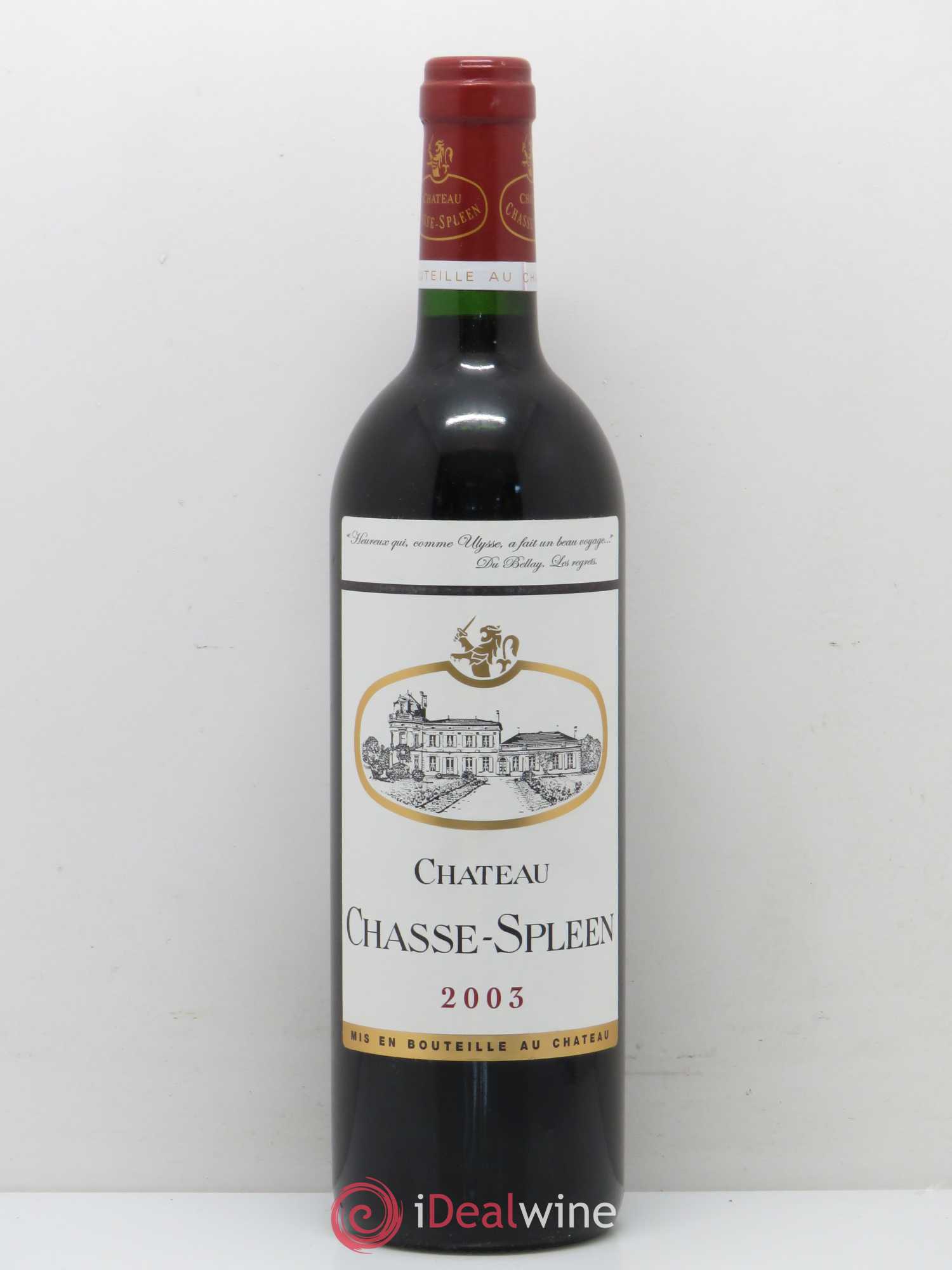 Château Chasse Spleen 2003 - Lot de 1 bouteille - 0