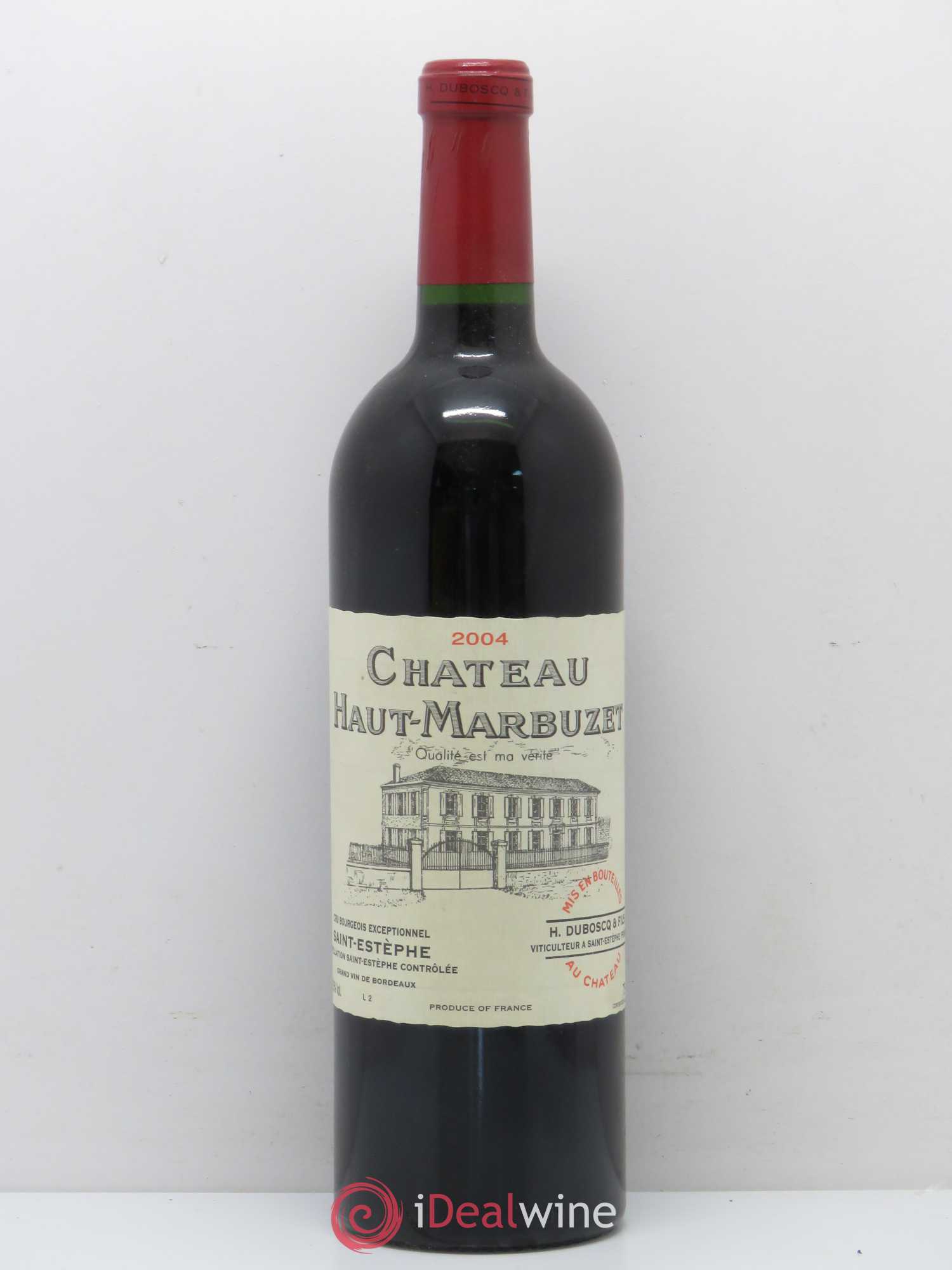 Château Haut Marbuzet 2004 - Lot de 1 bouteille - 0