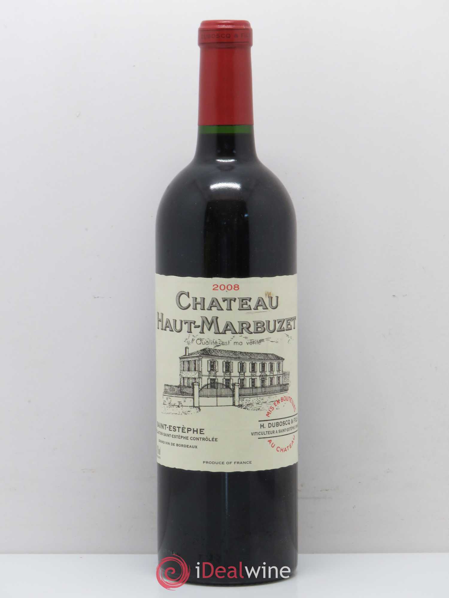 Château Haut Marbuzet 2008 - Lot de 1 bouteille - 0