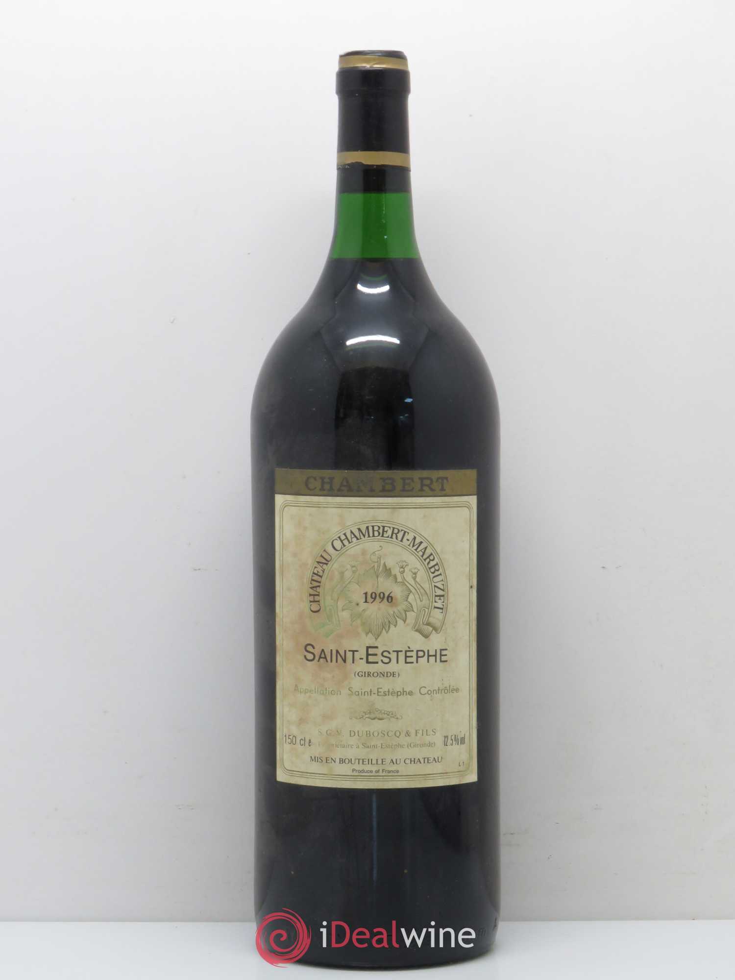 Château Chambert-Marbuzet Cru Bourgeois (senza prezzo di riserva) 1996 - Lotto di 1 magnum - 0
