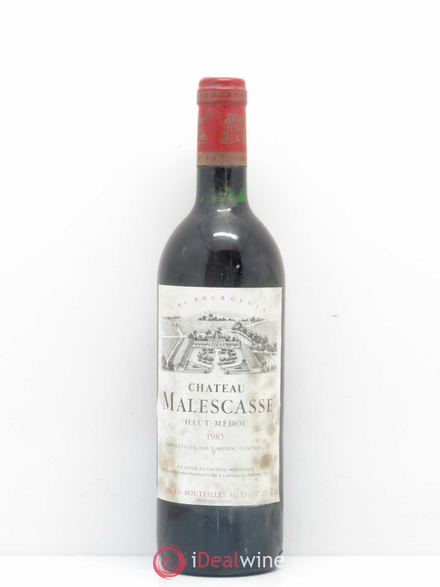 Château Malescasse Cru Bourgeois Exceptionnel 1985 - Lot de 1 bouteille - 0