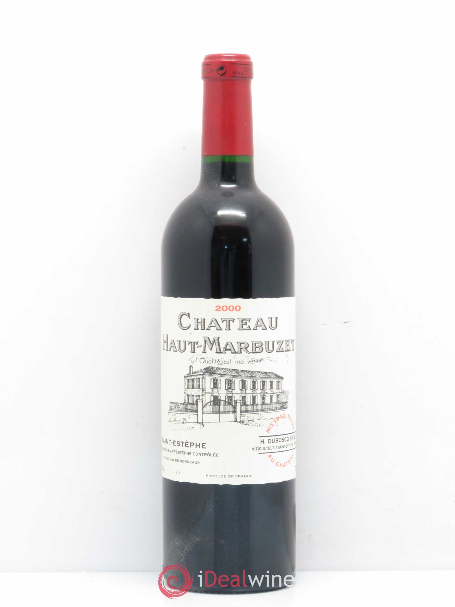 Château Haut Marbuzet 2000 - Lot de 1 bouteille - 0