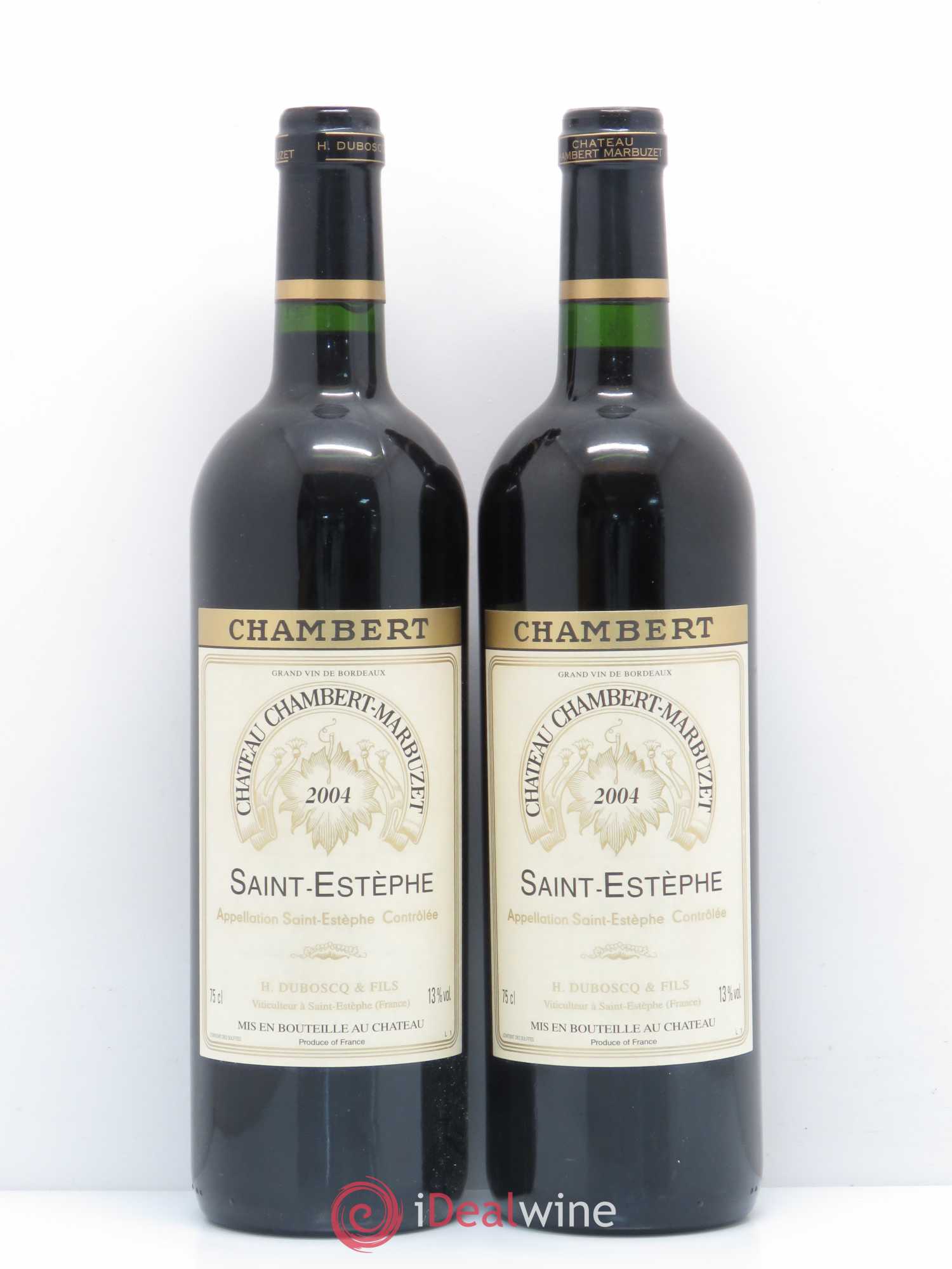 Château Chambert-Marbuzet Cru Bourgeois 2004 - Lot de 2 bouteilles - 0