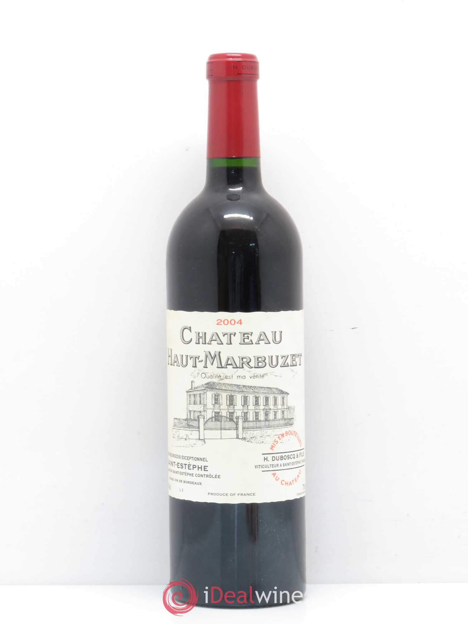 Château Haut Marbuzet 2004 - Lot de 1 bouteille - 0