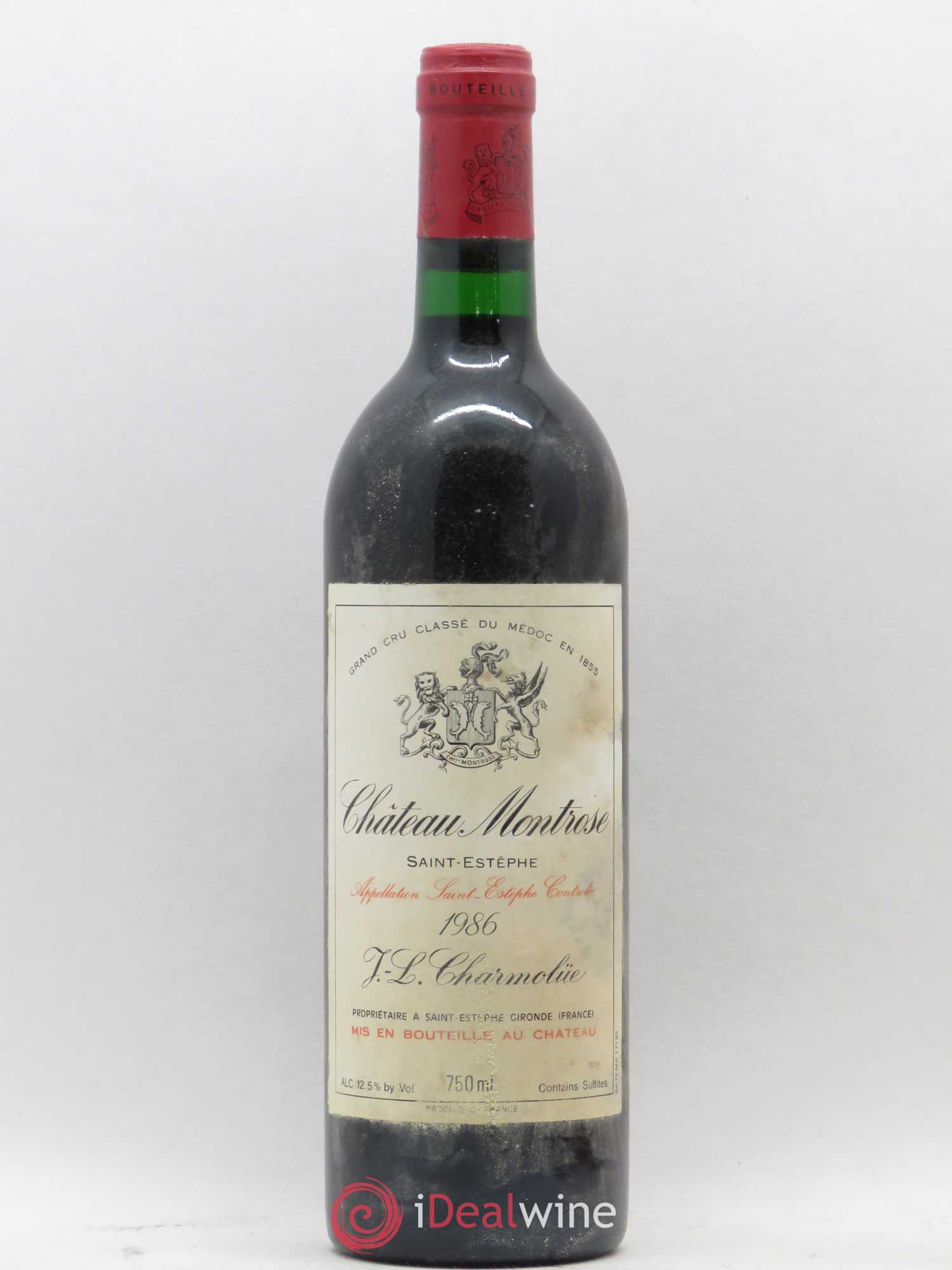 Château Montrose 2ème Grand Cru Classé 1986 - Lot de 1 bouteille - 0