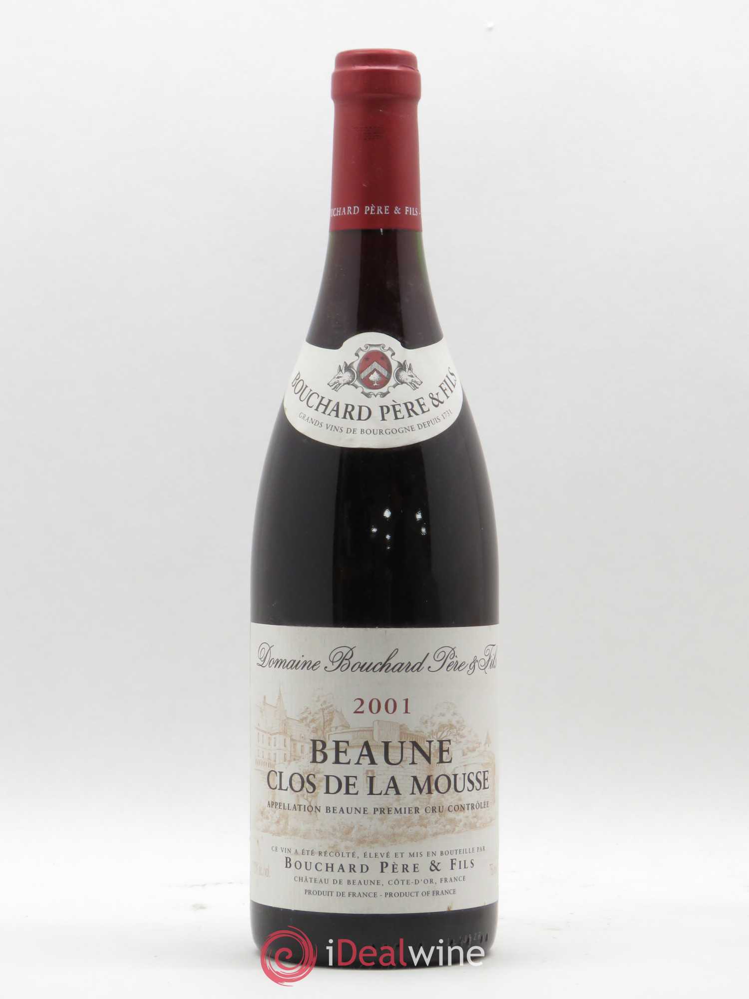 Beaune 1er Cru Clos de la Mousse Bouchard Père & Fils (sans prix de réserve) 2001 - Lot de 1 bouteille - 0
