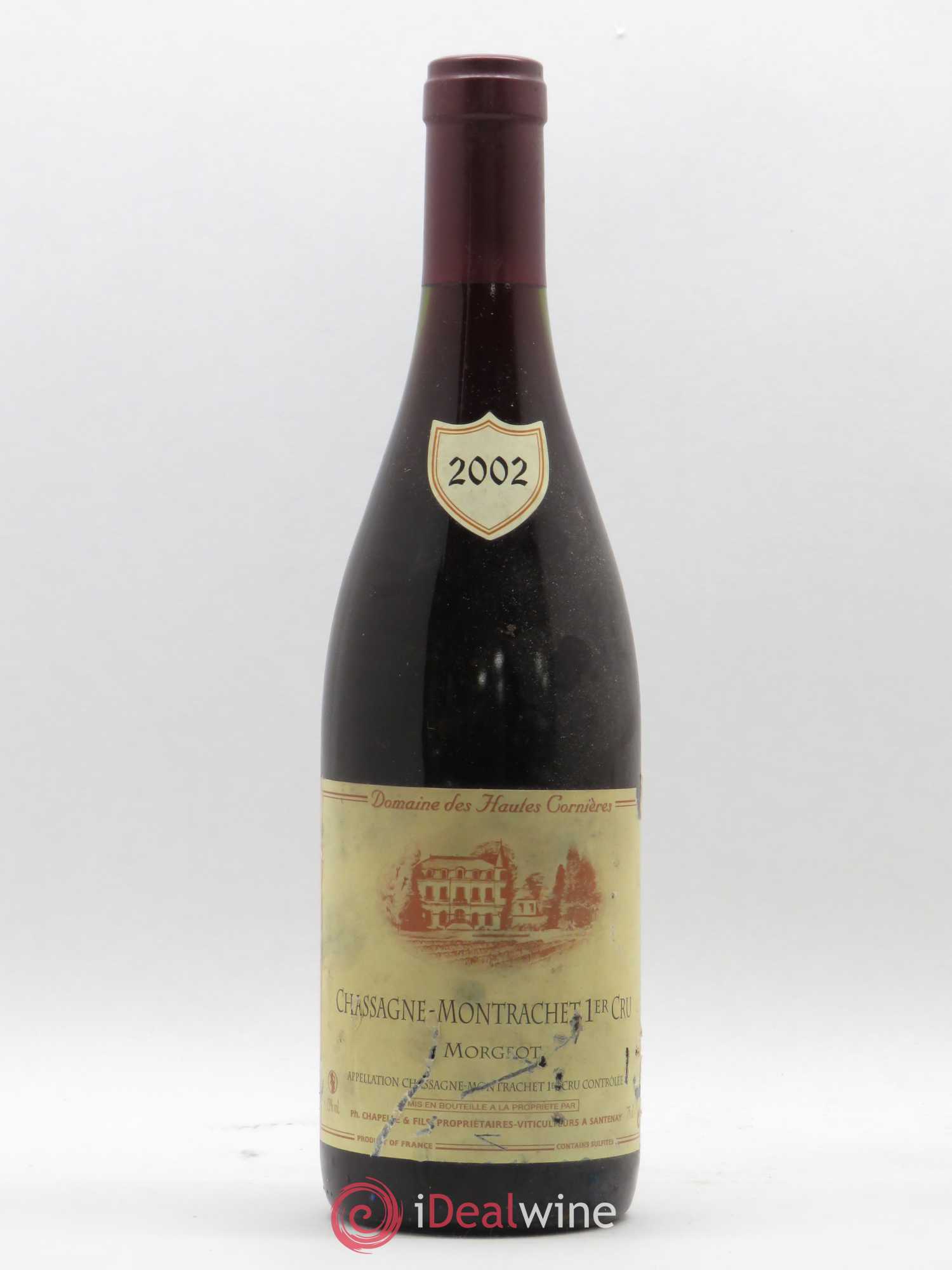 Chassagne-Montrachet 1er Cru Morgeot Les Hautes Cornières (sans prix de réserve) 2002 - Posten von 1 Flasche - 0