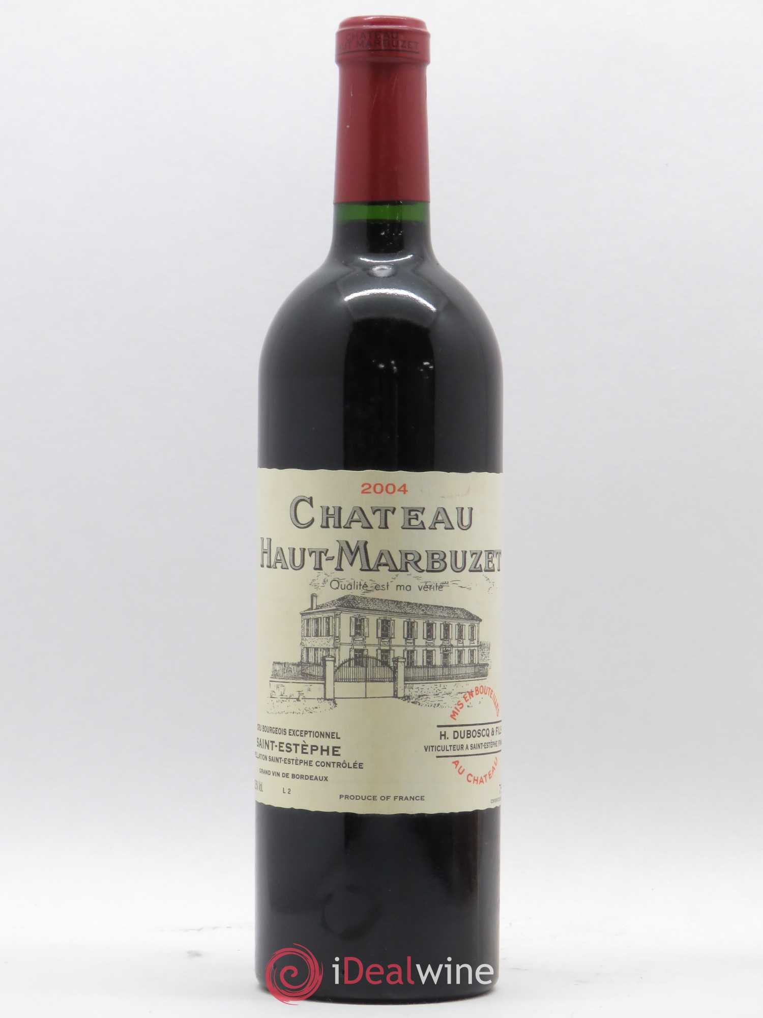 Château Haut Marbuzet 2004 - Lot de 1 bouteille - 0
