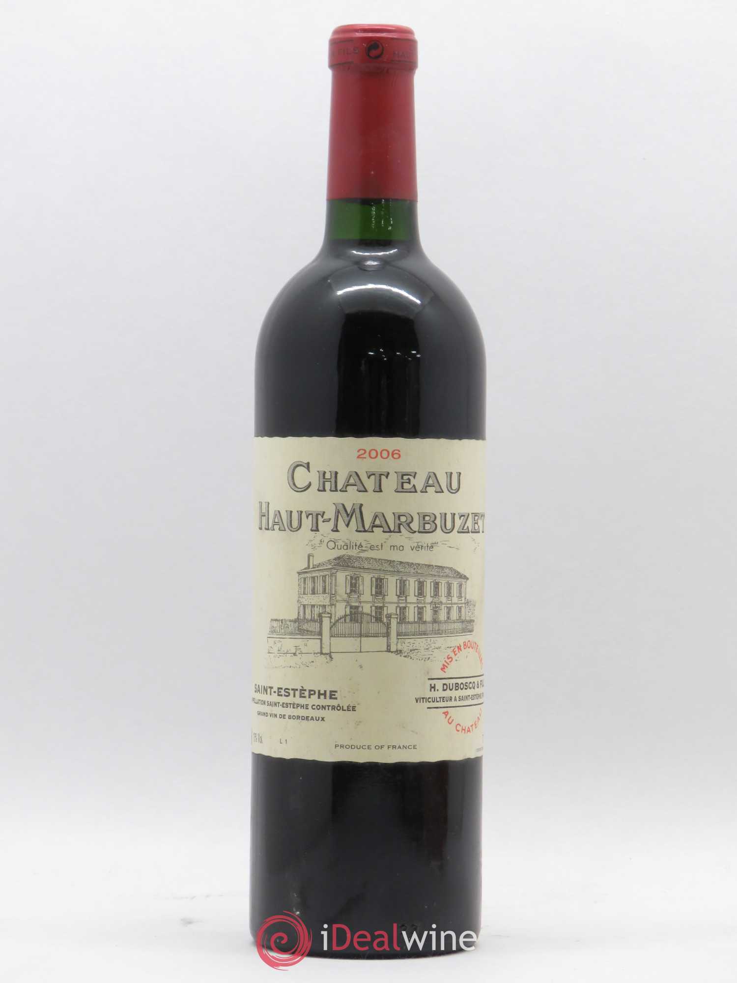 Château Haut Marbuzet 2006 - Lot de 1 bouteille - 0
