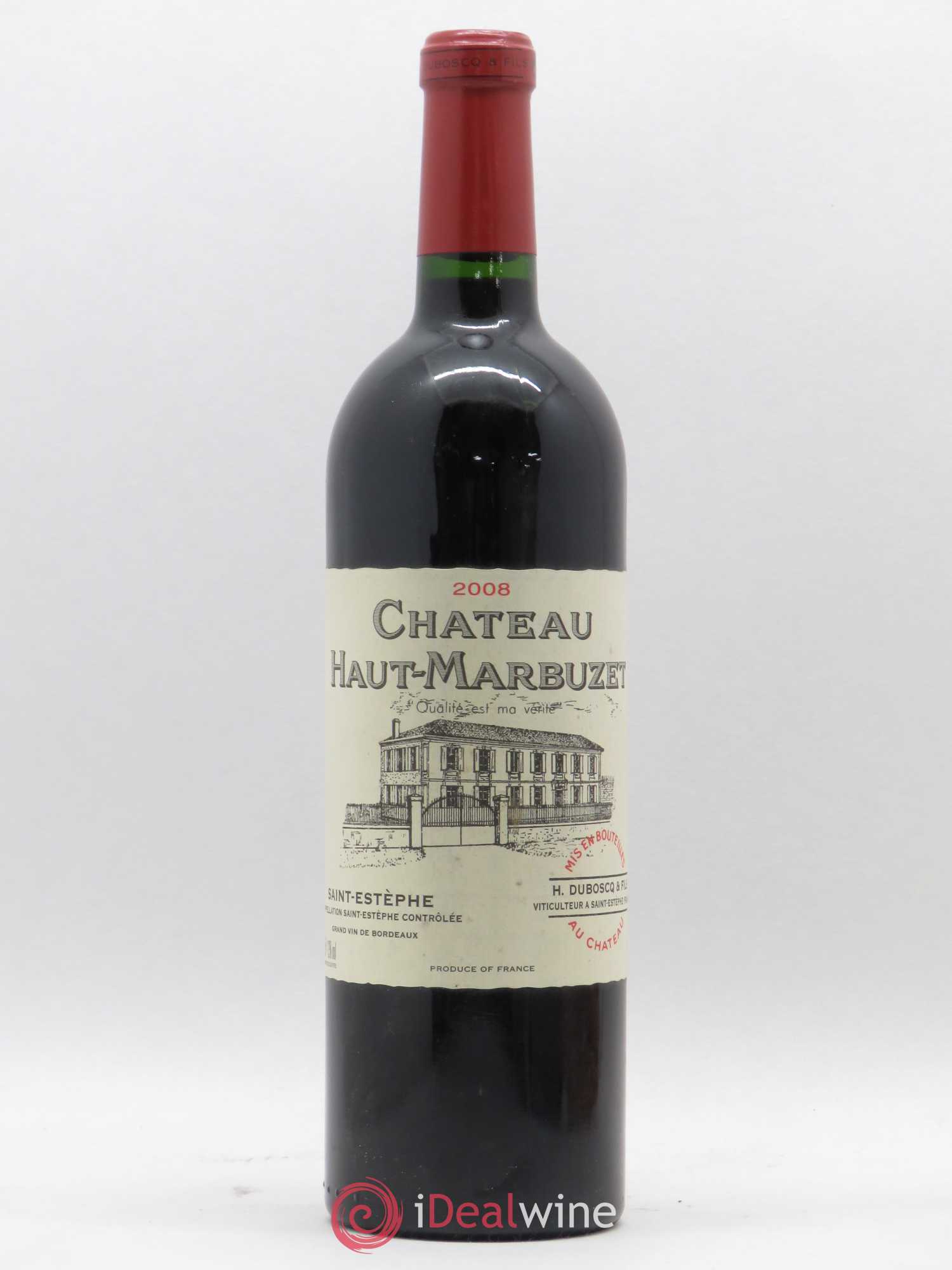 Château Haut Marbuzet 2008 - Lot de 1 bouteille - 0