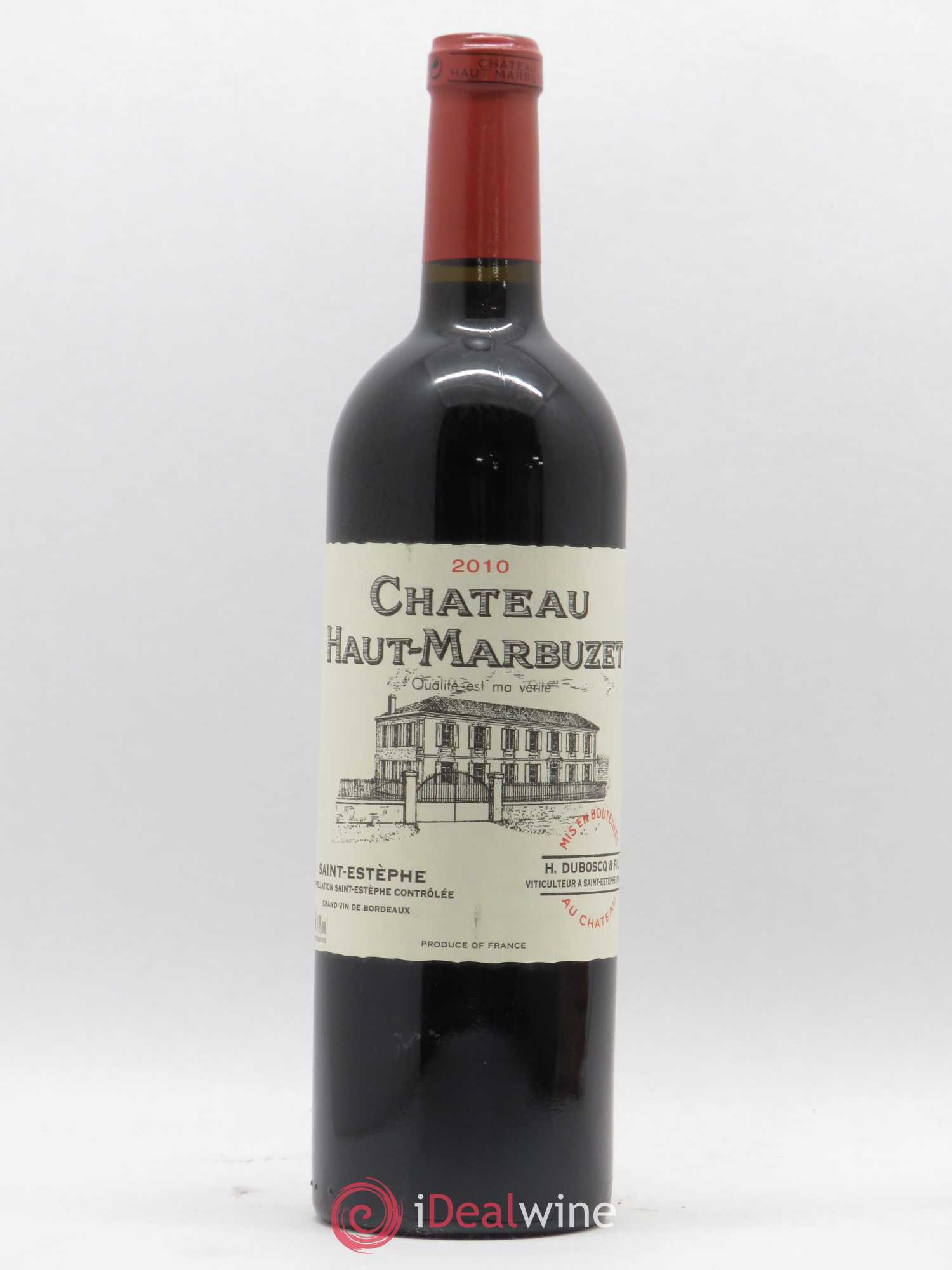Château Haut Marbuzet 2010 - Lot de 1 bouteille - 0