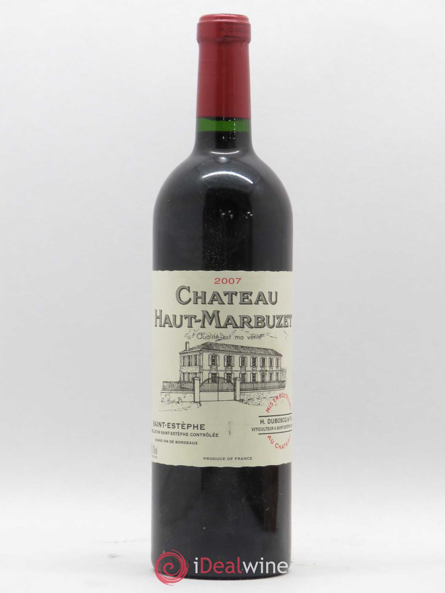 Château Haut Marbuzet 2007 - Lot de 1 bouteille - 0