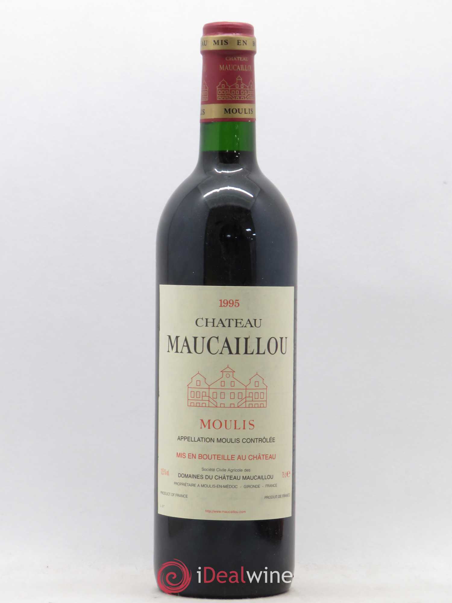 Château Maucaillou 1995 - Lot de 1 bouteille - 0