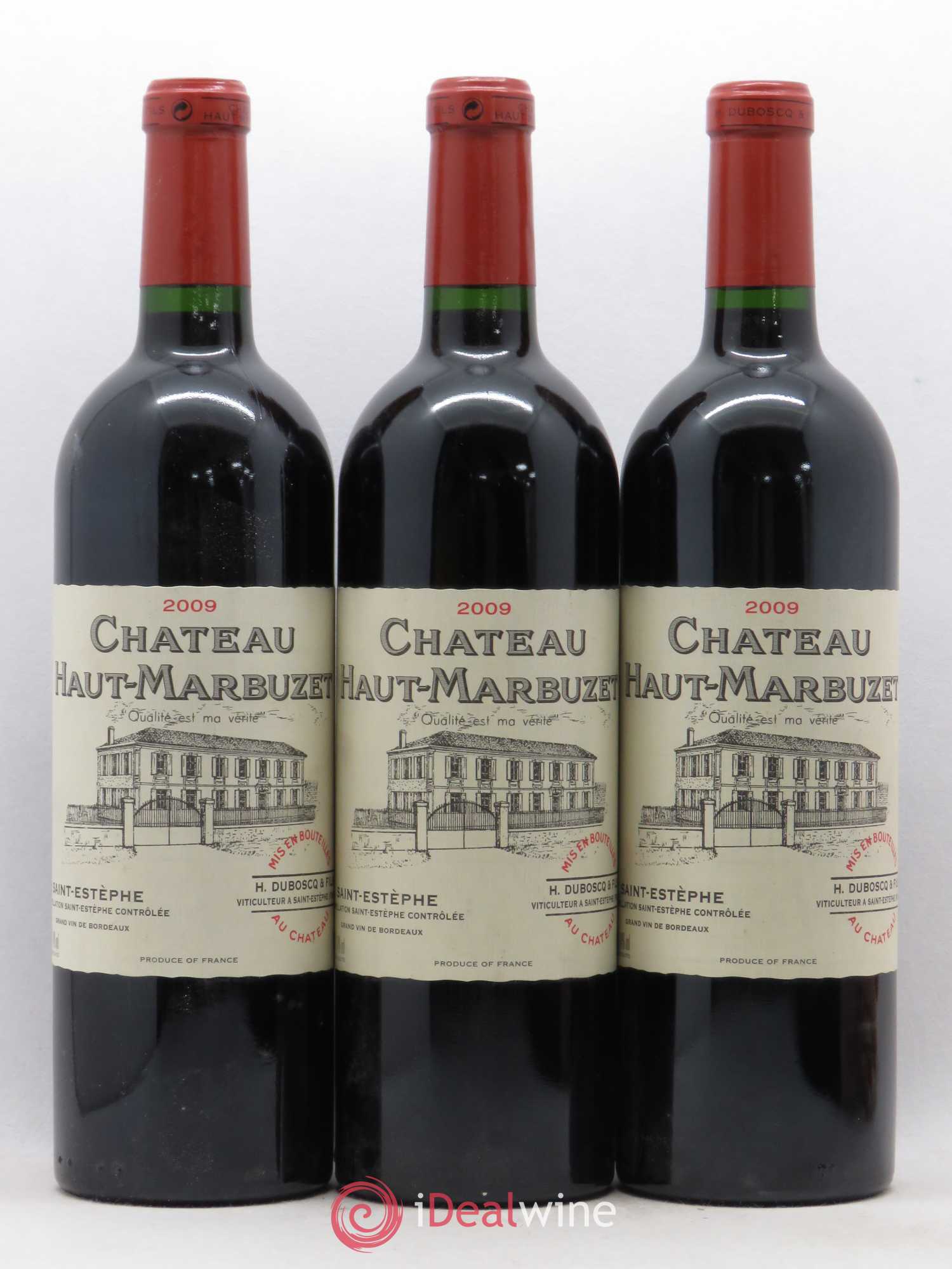 Château Haut Marbuzet 2009 - Lot de 3 bouteilles - 0